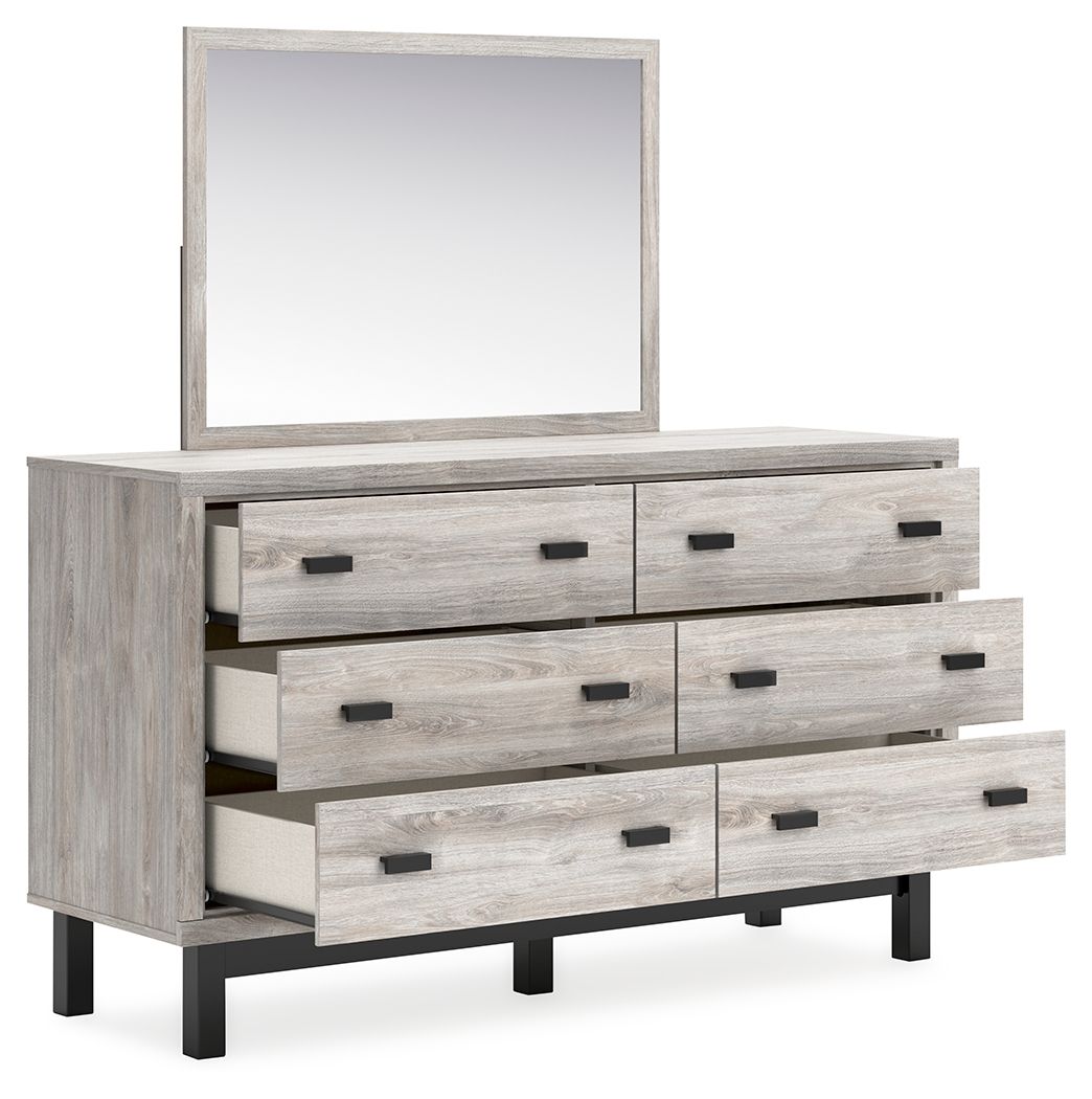 Vessalli - Gray - Dresser And Mirror - Urban Living Furniture (Los Angeles, CA)