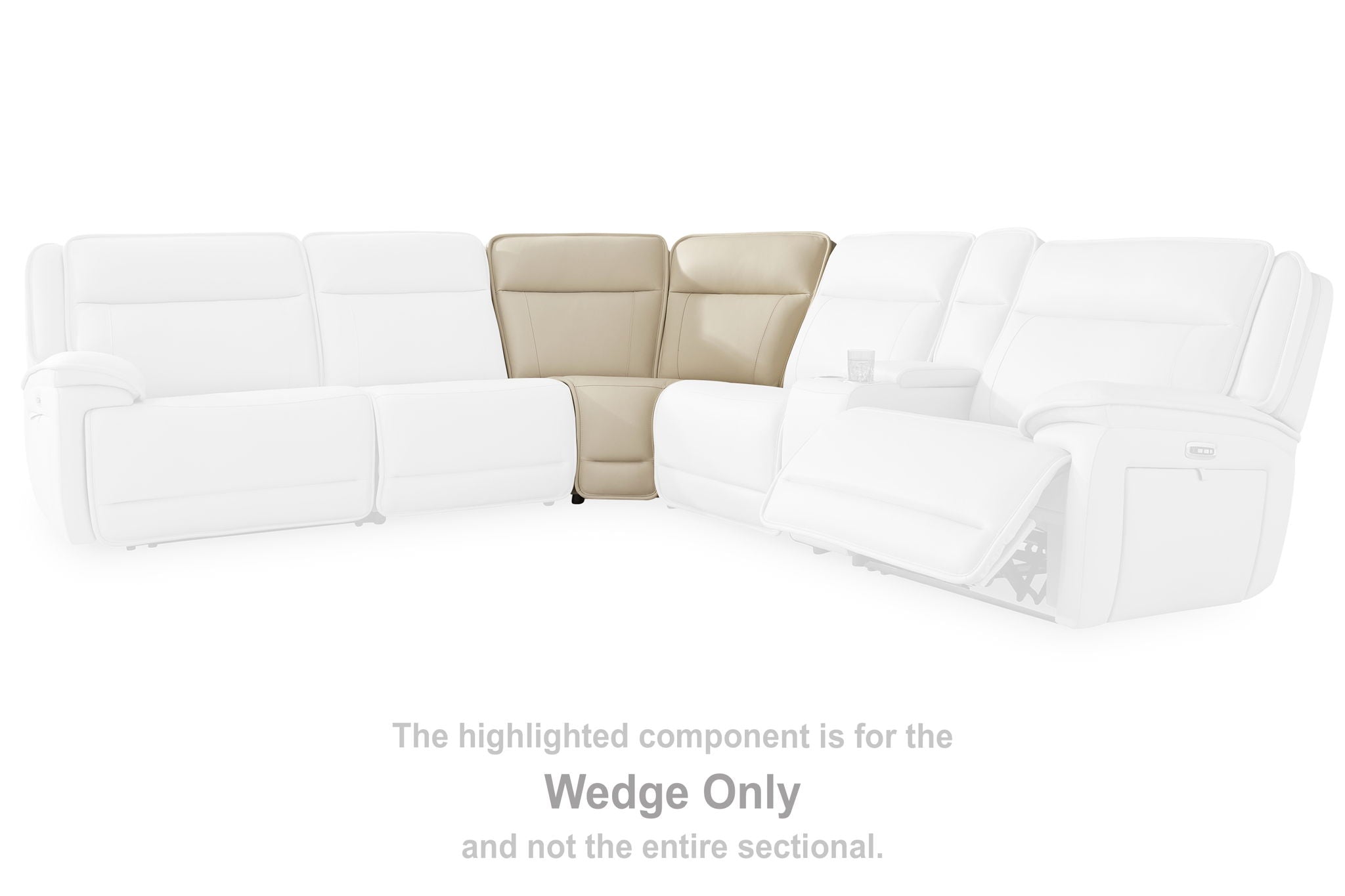 Double Deal - Almond - Wedge - Urban Living Furniture (Los Angeles, CA)