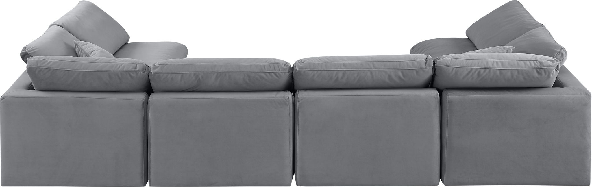 Indulge - Velvet 6 Piece Modular U-Shaped Sectional - Urban Living Furniture (Los Angeles, CA)