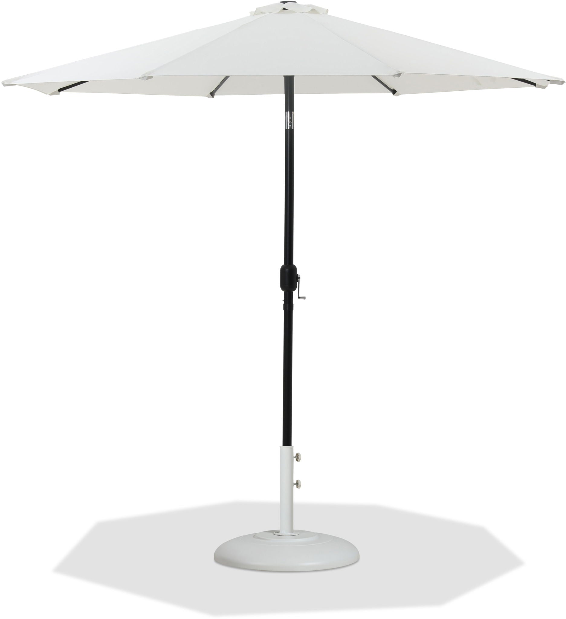 Fiji - Aluminum Patio Umbrella With Round White And Black Base - Urban Living Furniture (Los Angeles, CA)