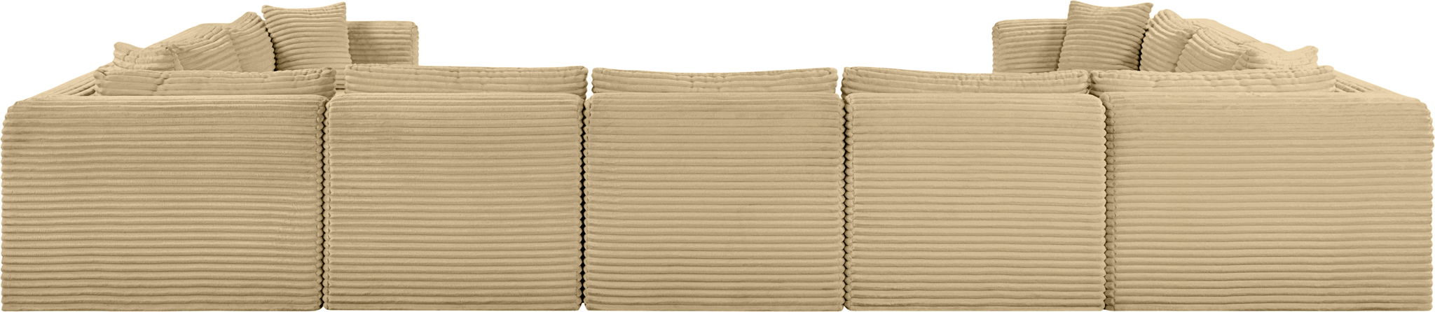 Shaggy - Fabric 9 Piece Modular U-Shaped Sectional - Urban Living Furniture (Los Angeles, CA)