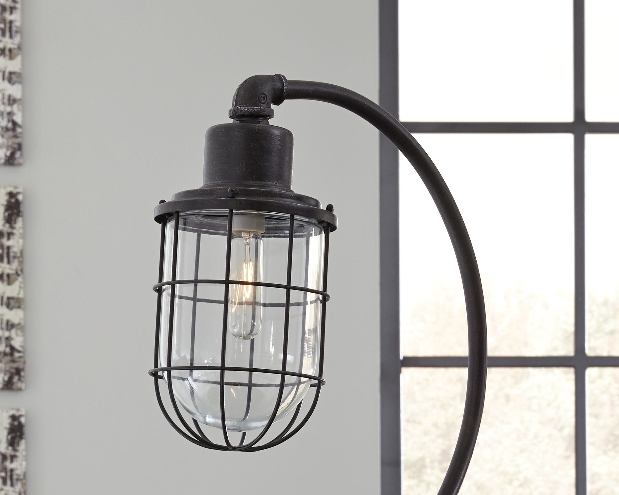 Jae - Antique Black - Metal Desk Lamp - Urban Living Furniture (Los Angeles, CA)