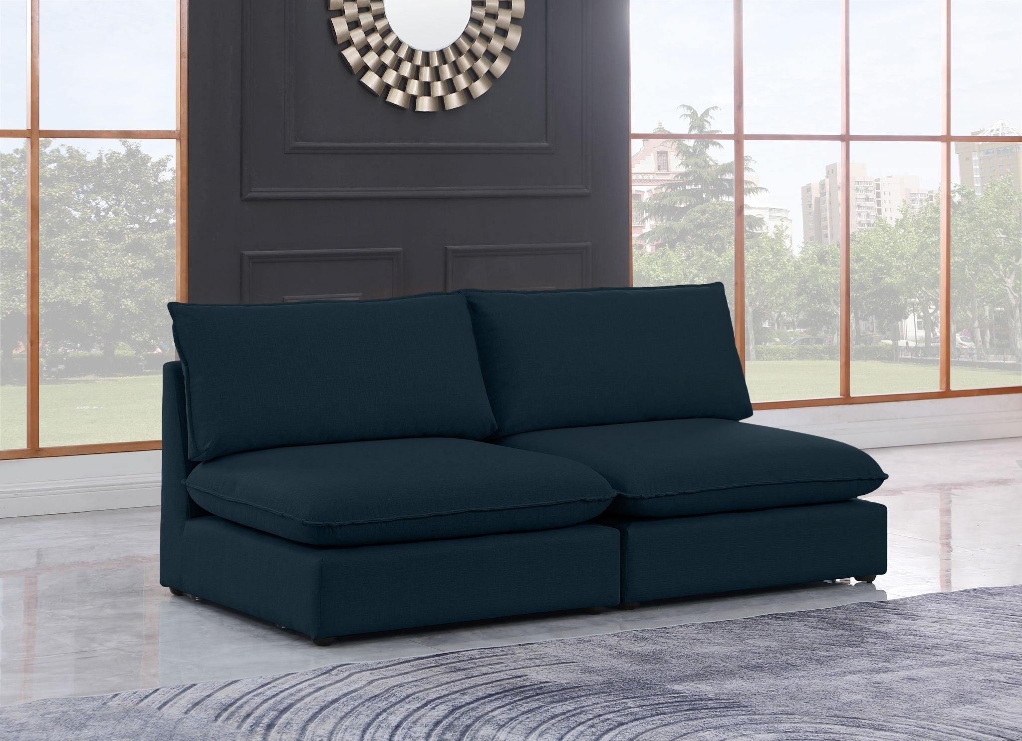 Mackenzie - Modular Sofa Armless - 2 Seats - Urban Living Furniture (Los Angeles, CA)