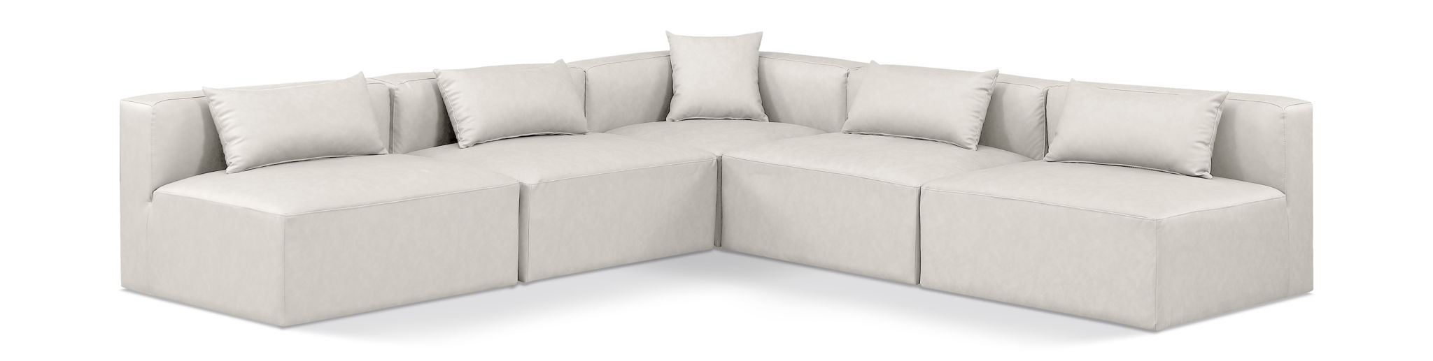 Cube - 5 Piece Modular Corner Armless Sectional - Urban Living Furniture (Los Angeles, CA)