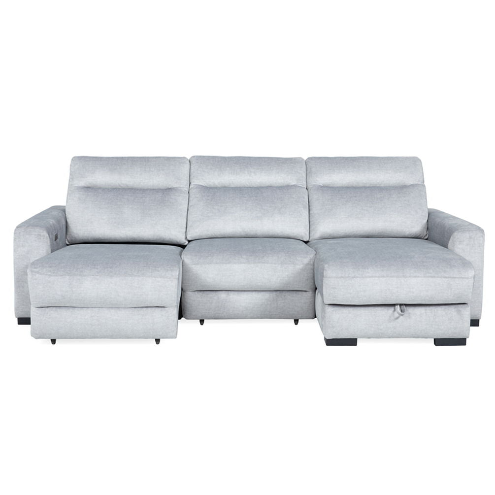 Elliot - 3 Piece Modular Lift Top Storage Sectional - Sterling - Urban Living Furniture (Los Angeles, CA)