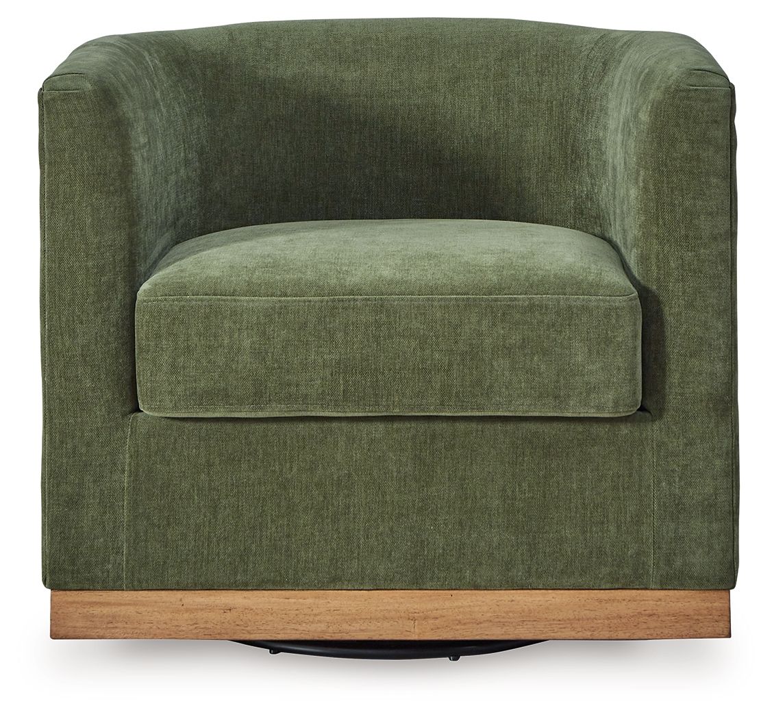 Jersonlow - Forest Green - Swivel Chair - Urban Living Furniture (Los Angeles, CA)