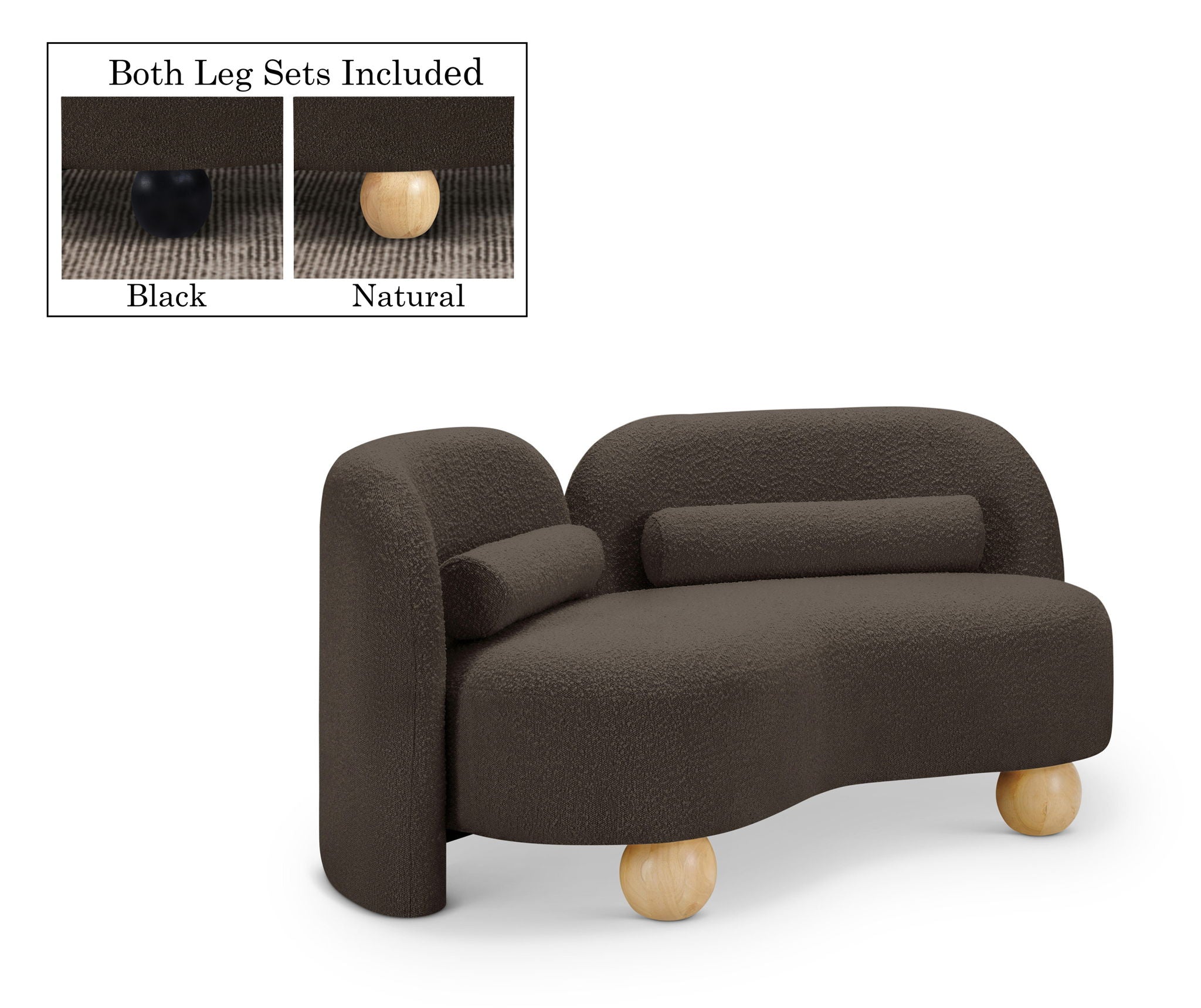 Daphne - Boucle Loveseat - Urban Living Furniture (Los Angeles, CA)