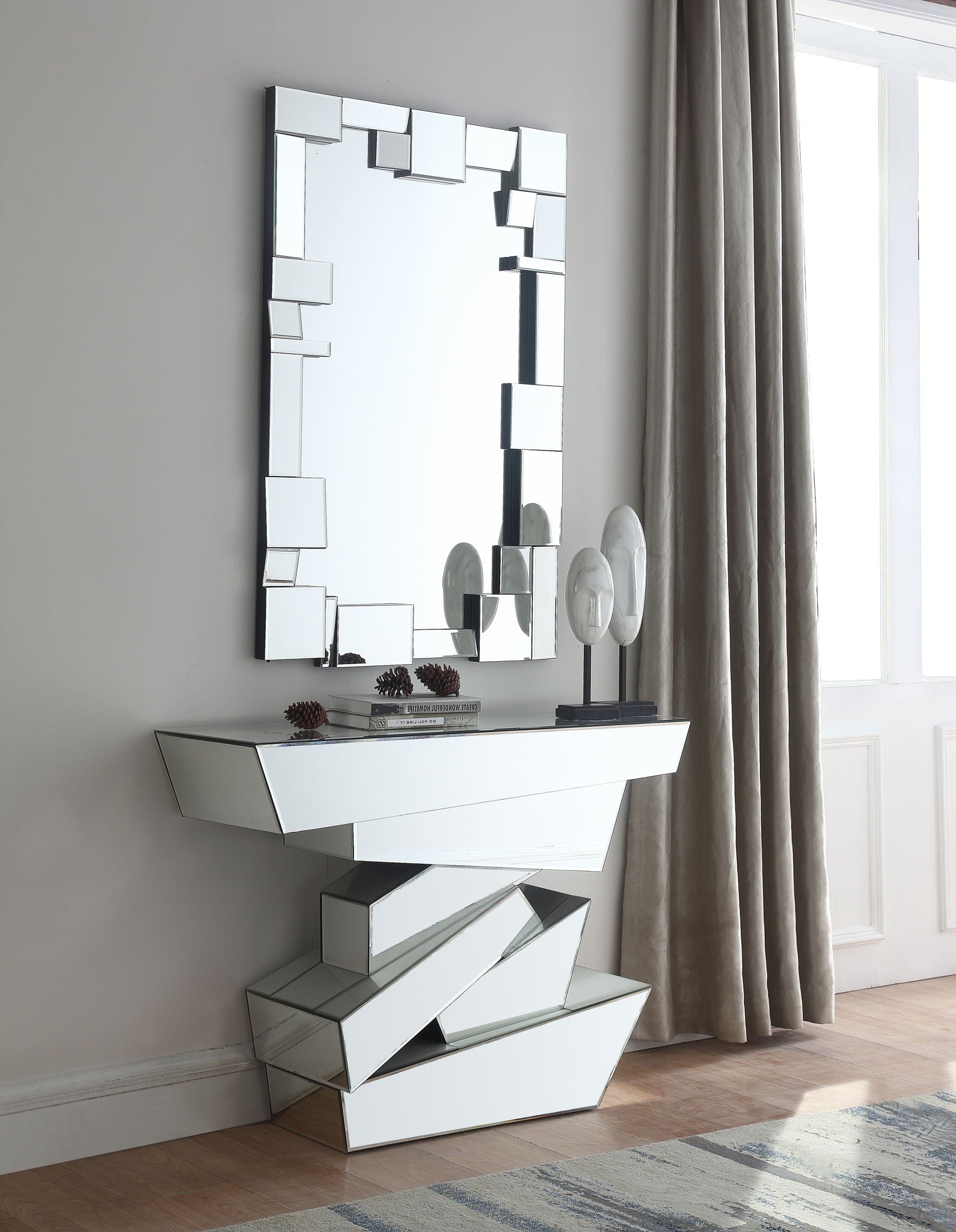 Jade - Console Table - Pearl Silver - Urban Living Furniture (Los Angeles, CA)