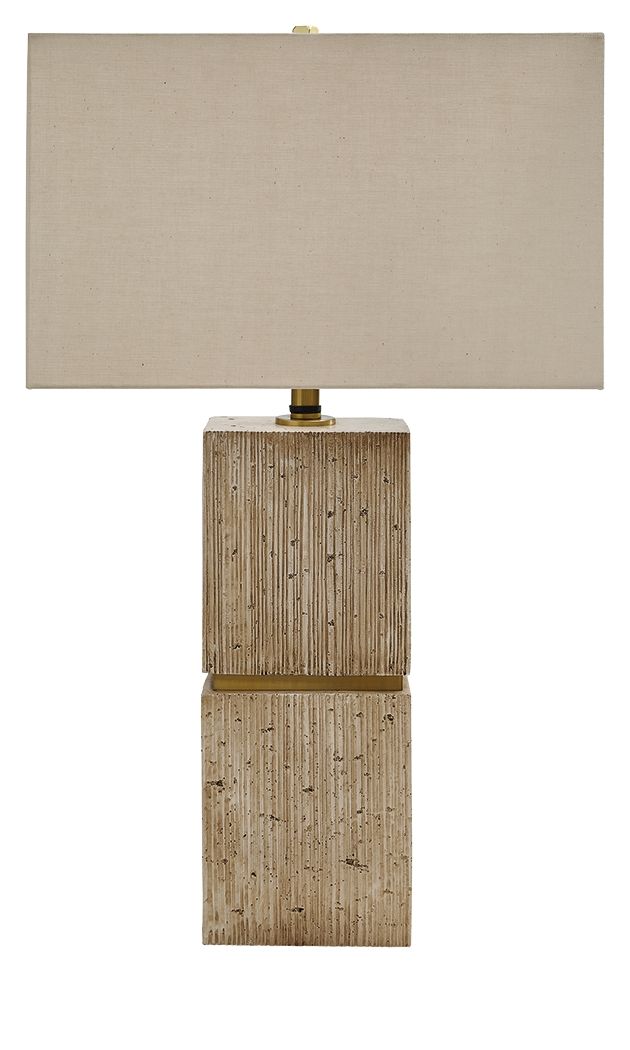 Laddner - Poly Table Lamp - Beige - Urban Living Furniture (Los Angeles, CA)