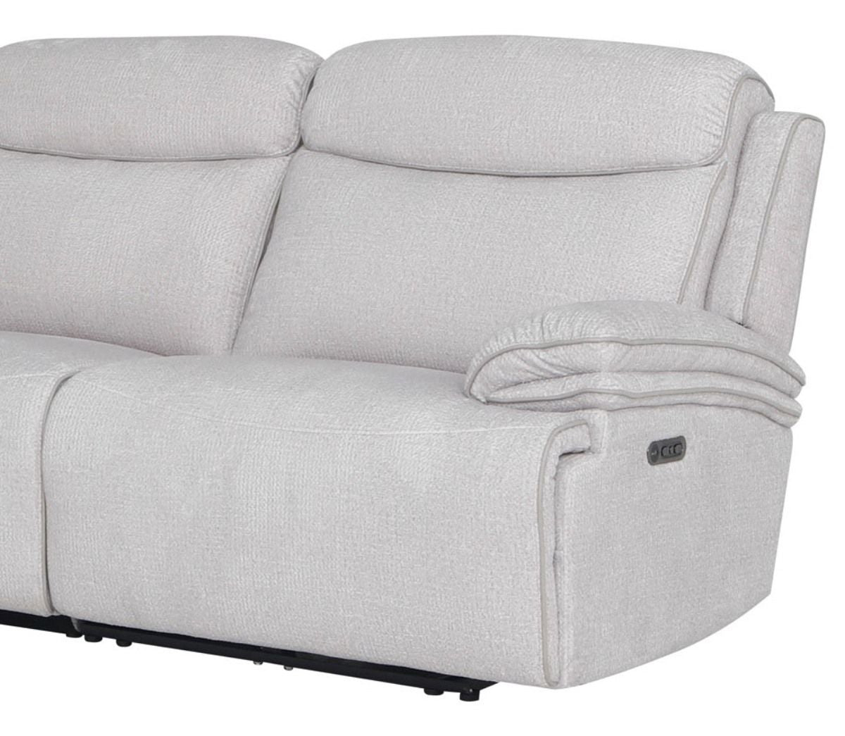 Alpine - Power Right Arm Facing Zero Gravity Recliner - Snow - Urban Living Furniture (Los Angeles, CA)