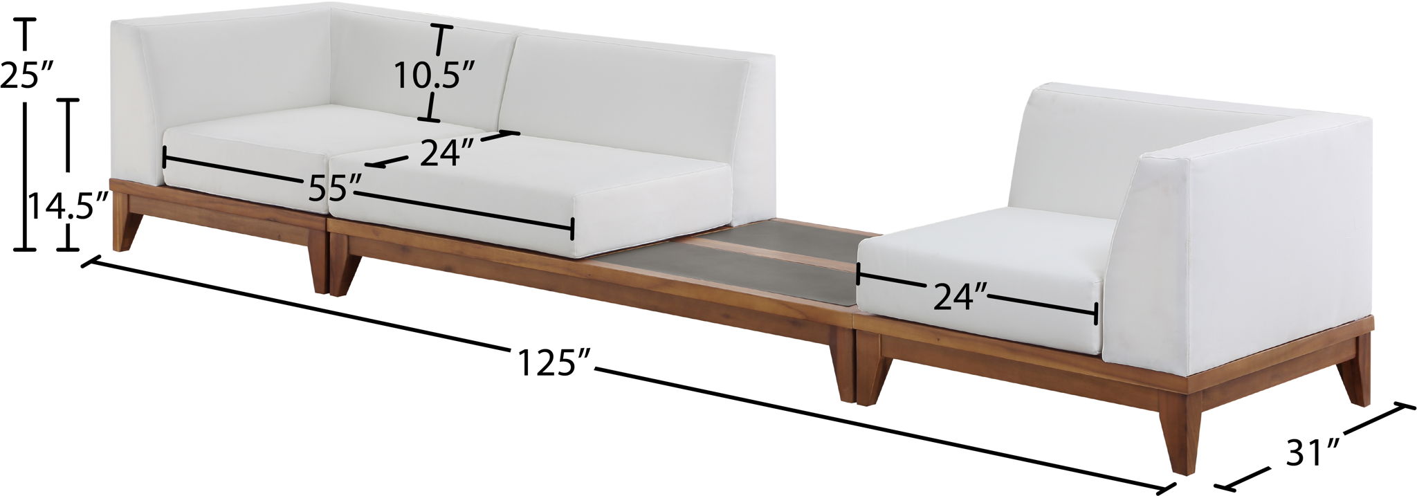 Rio - Modular Sectional - Urban Living Furniture (Los Angeles, CA)