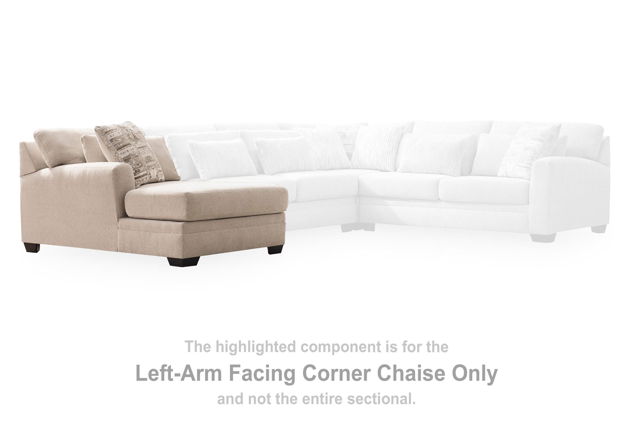 Mandi Point - LAF Corner Chaise - Marble - Urban Living Furniture (Los Angeles, CA)
