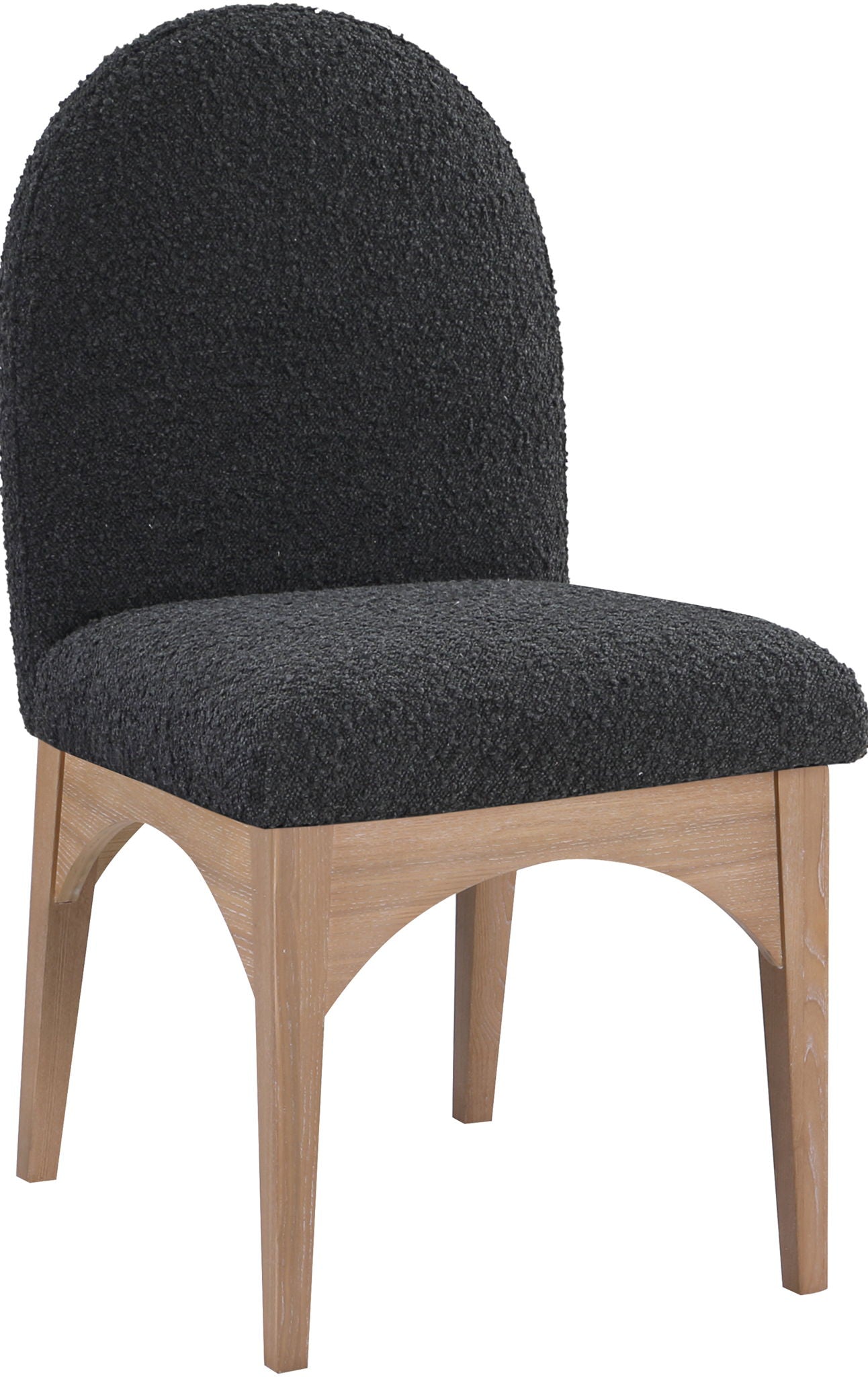 Waldorf - Boucle Dining Side Chair With Natural Legs - Urban Living Furniture (Los Angeles, CA)