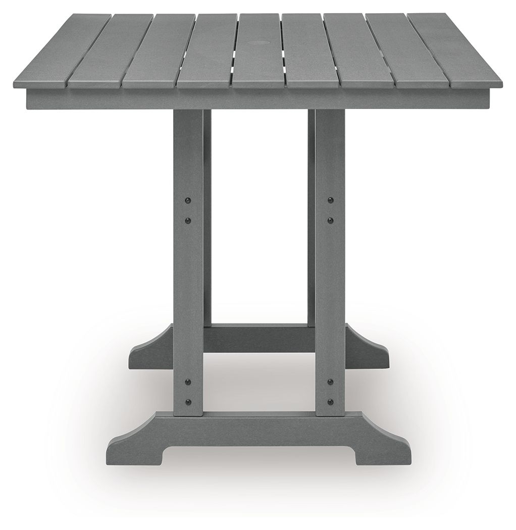 Sanctuary Beach - Square Counter Table With Umbrella Option - Dark Gray - Urban Living Furniture (Los Angeles, CA)