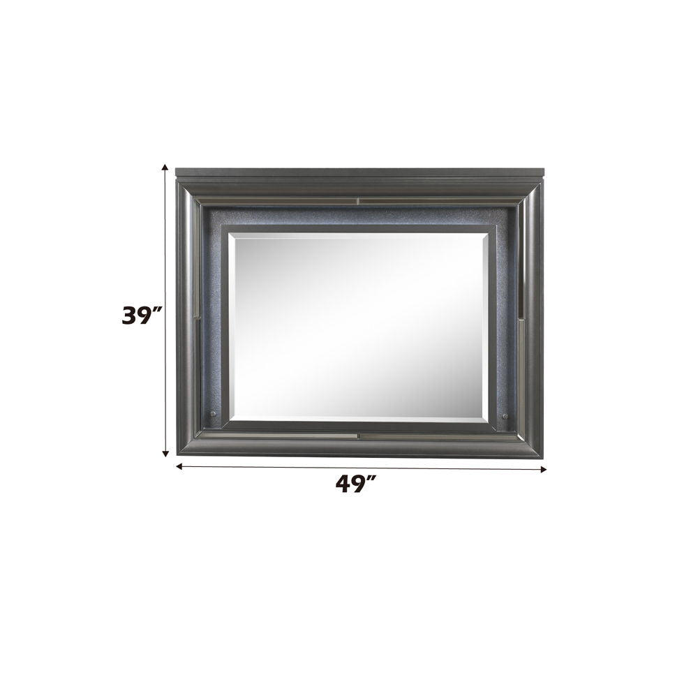 Sawyer - Mirror With LED - Metallic Gray - Urban Living Furniture (Los Angeles, CA)