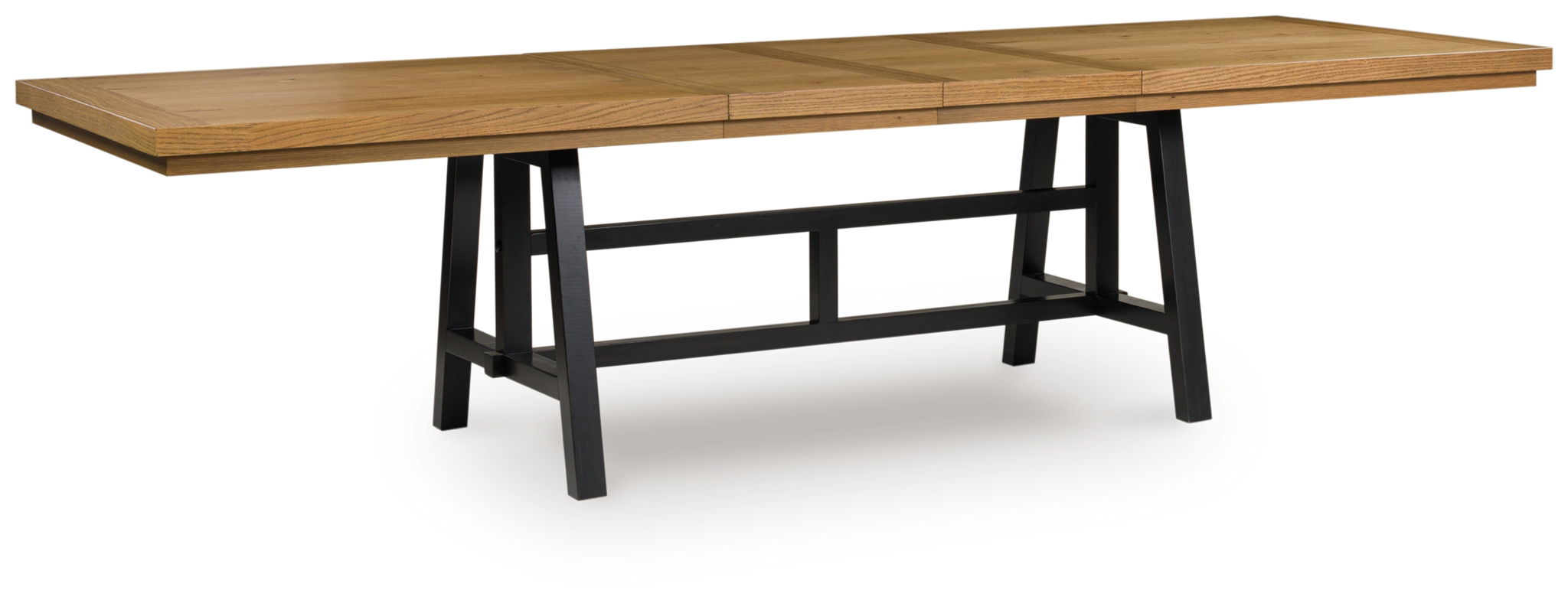 Galliden - Black / Brown - Rectangular Dining Room Extension Table - Urban Living Furniture (Los Angeles, CA)