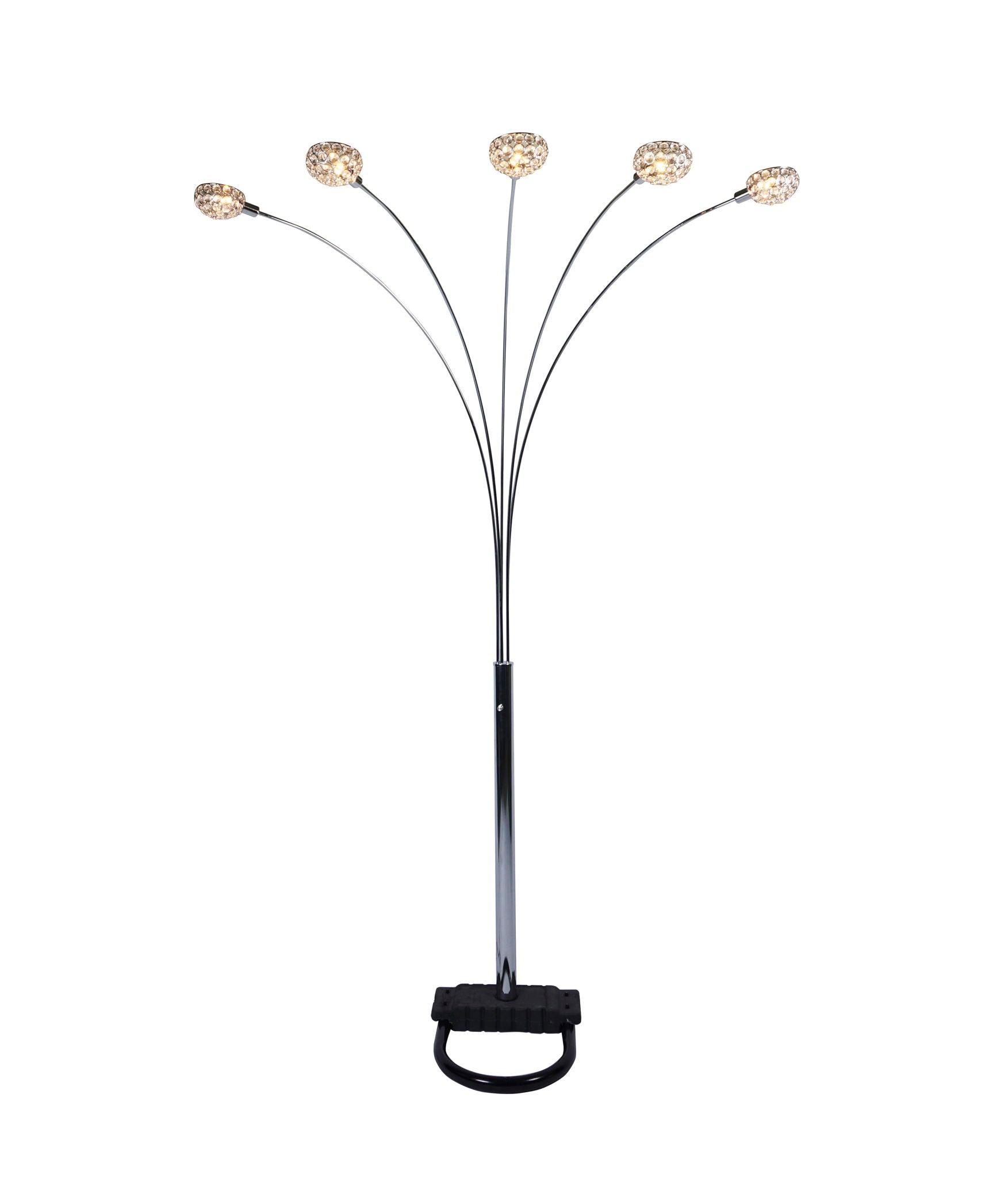 Half Moon Floor Lamp - Black - Urban Living Furniture (Los Angeles, CA)