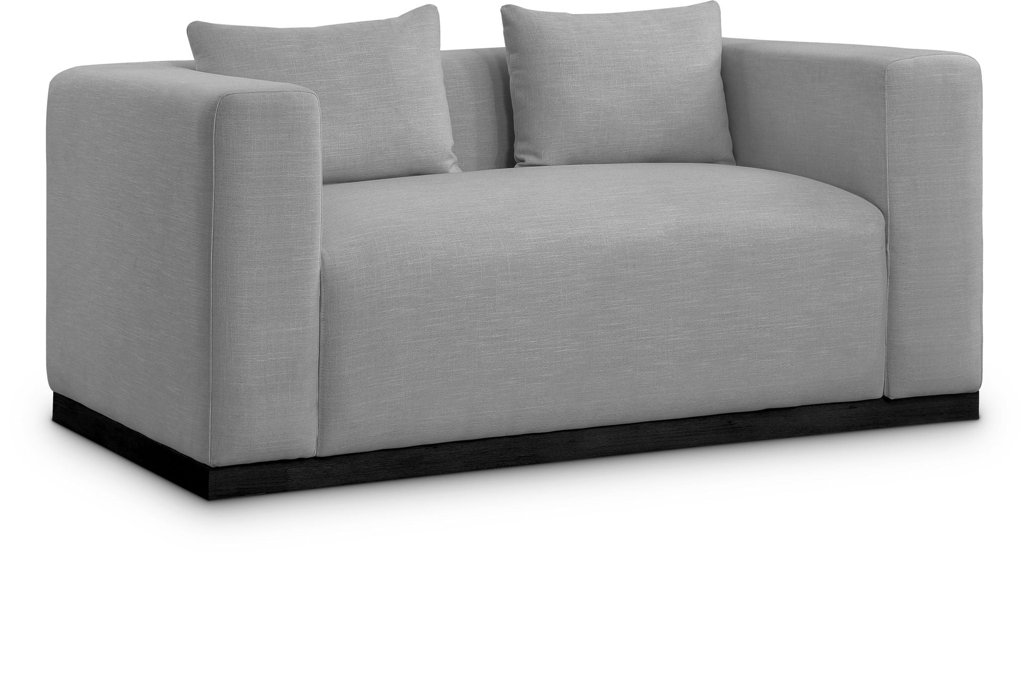 Alfie - Linen Textured Fabic Loveseat - Urban Living Furniture (Los Angeles, CA)