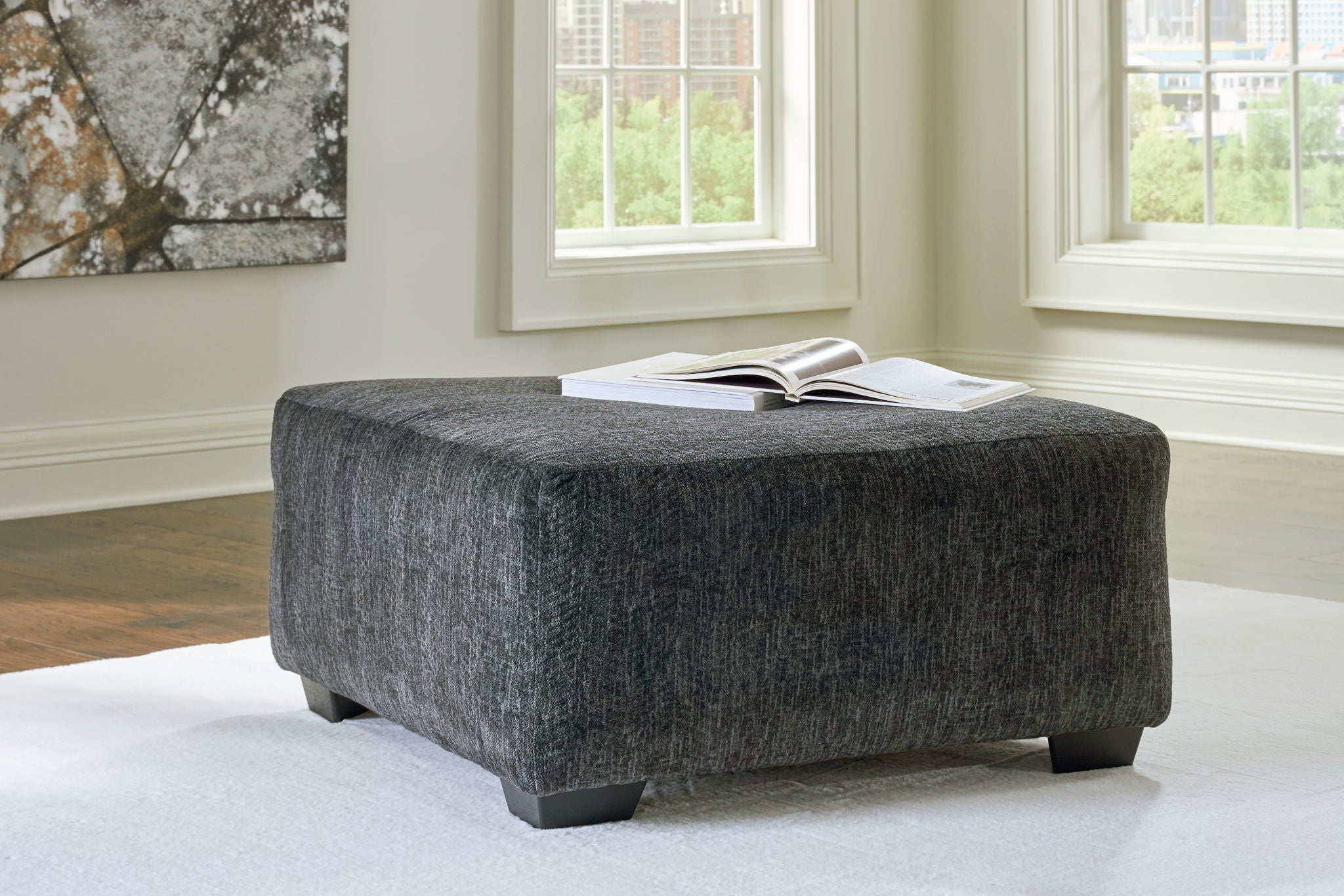Biddeford - Shadow - Oversized Accent Ottoman - Urban Living Furniture (Los Angeles, CA)