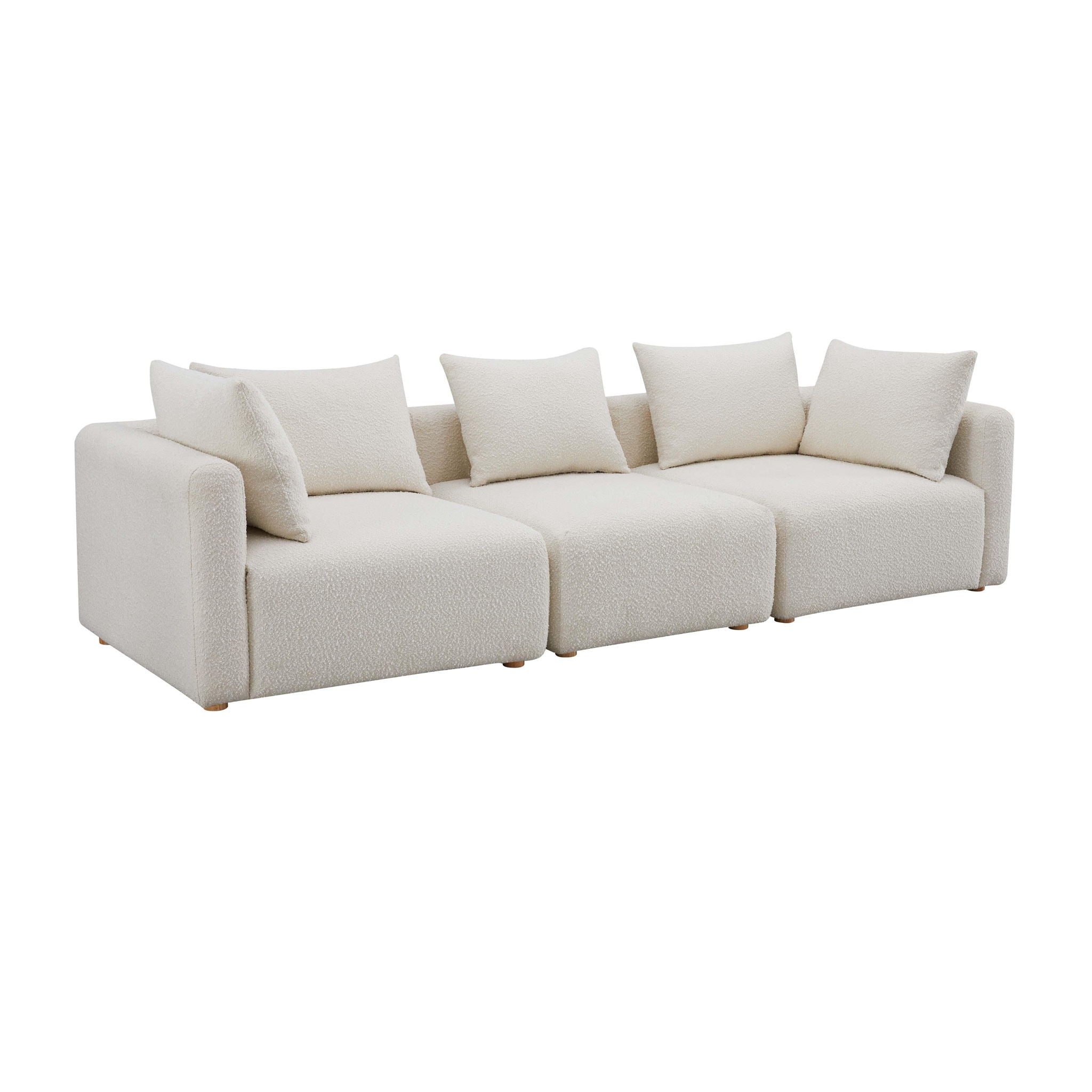 Hangover - Boucle Sofa - Cream - Urban Living Furniture (Los Angeles, CA)