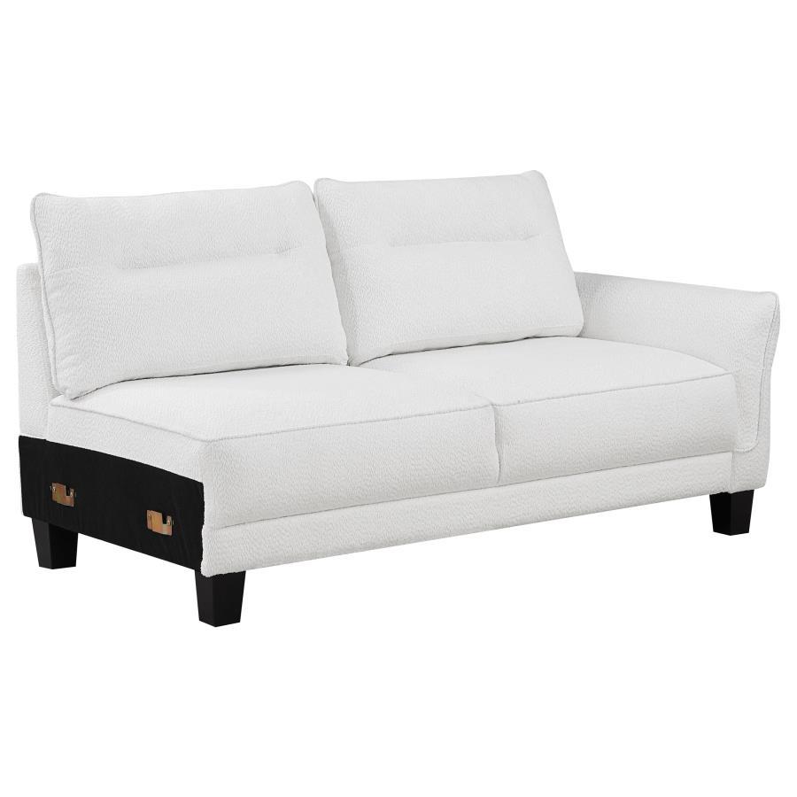 Caspian - RAF Loveseat, Box 2 of 2 - White