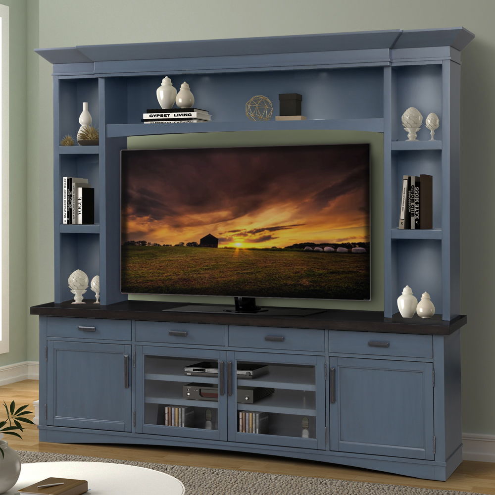 Americana Modern - TV Console with Hutch and LED Lights - Urban Living Furniture (Los Angeles, CA)