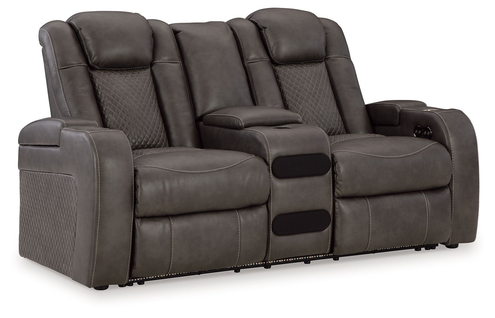Fyne-dyme - Power Reclining Loveseat With Console/Adj Hdrst - Urban Living Furniture (Los Angeles, CA)