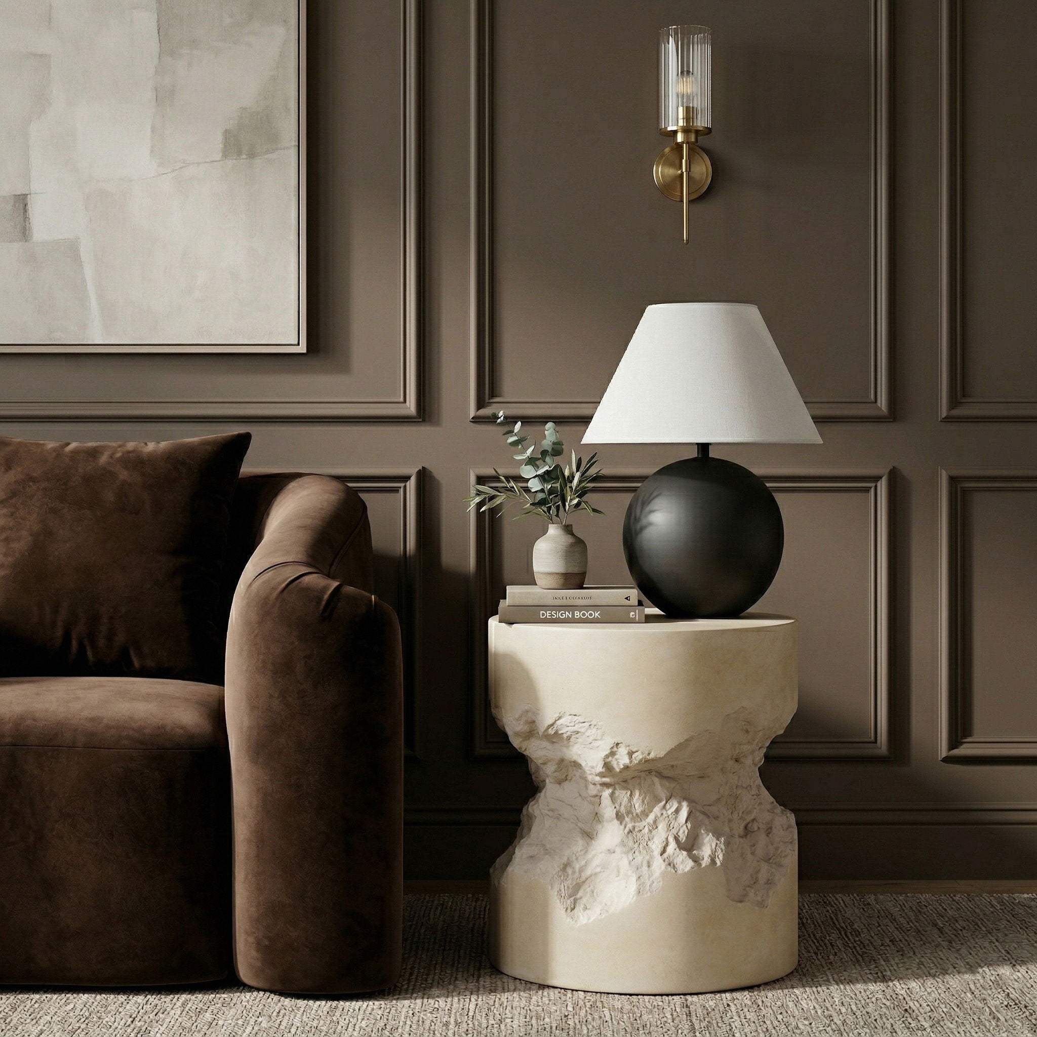 Naturae - Indoor/Outdoor End/Side Table - Beige - Urban Living Furniture (Los Angeles, CA)