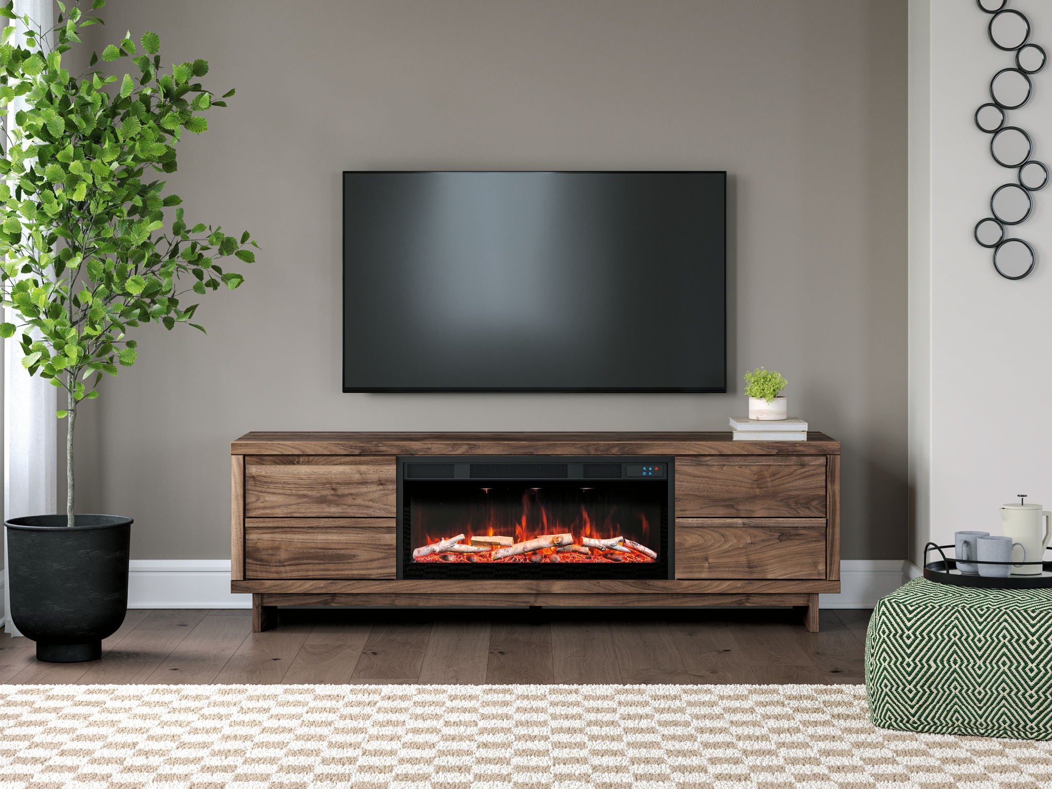 Zadilyn - TV Stand With Fireplace Option - Urban Living Furniture (Los Angeles, CA)