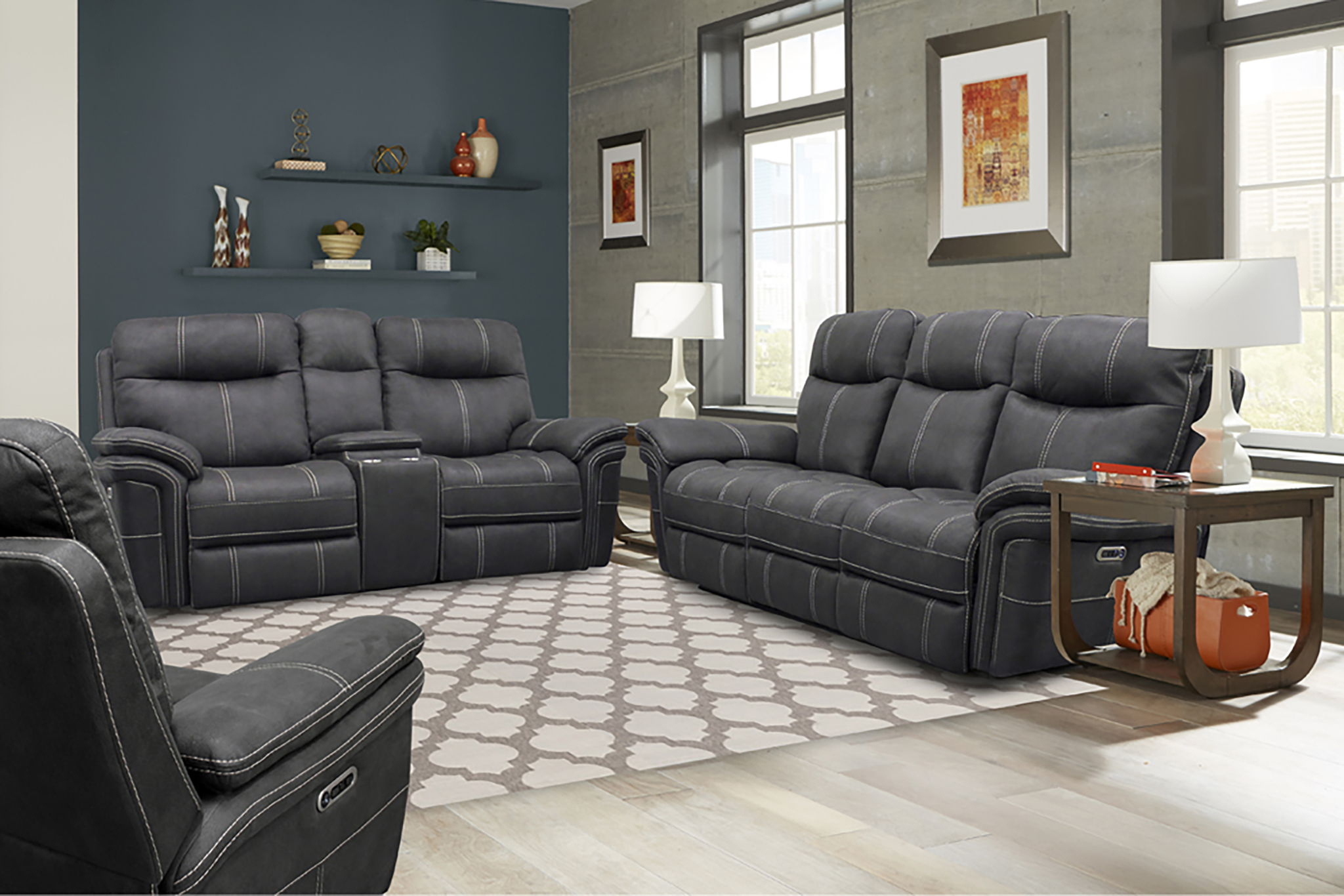 Mason - Power Reclining Sofa Set - Urban Living Furniture (Los Angeles, CA)