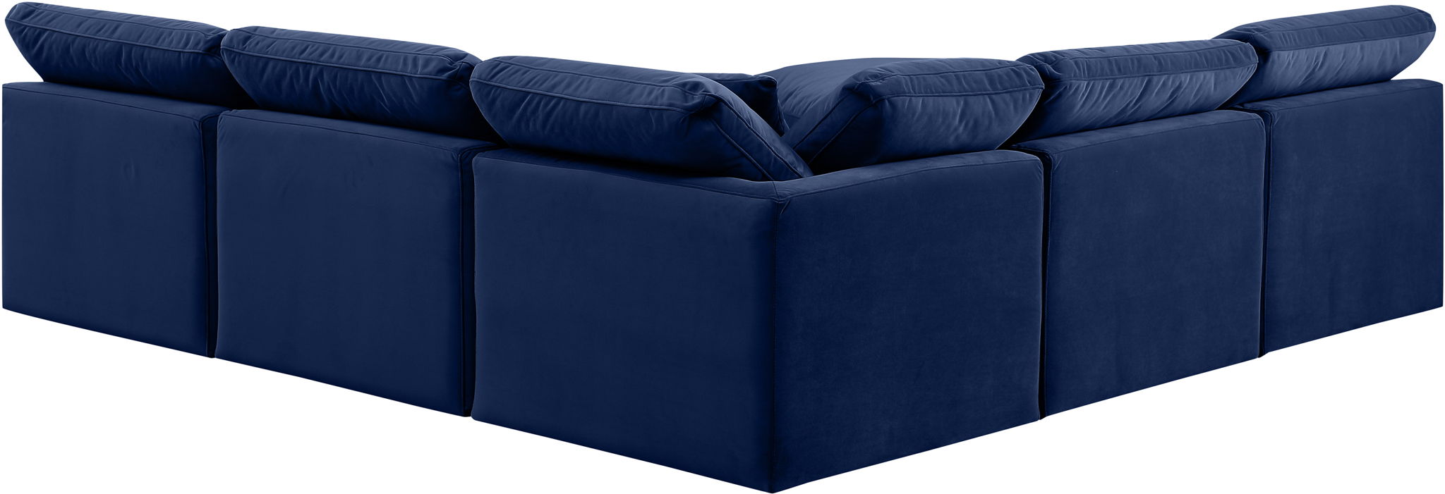 Indulge - Velvet 5 Piece Modular Corner Armless Sectional - Urban Living Furniture (Los Angeles, CA)