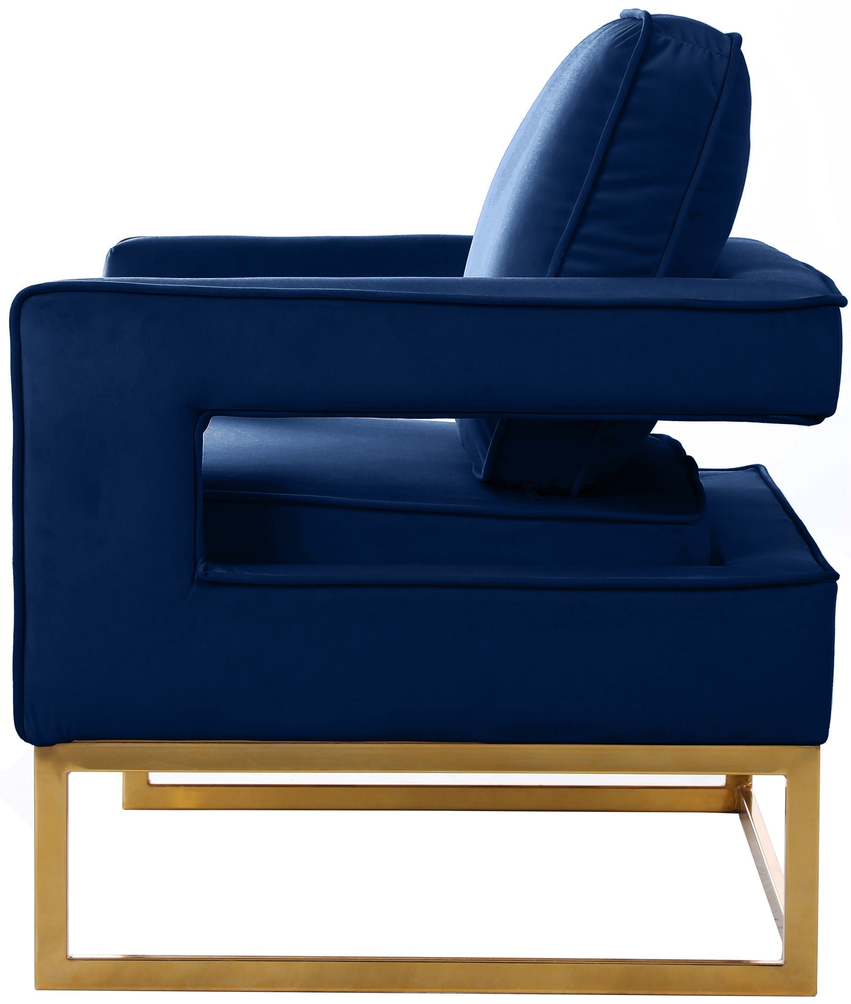 Noah - Accent Chair with Gold Legs - Urban Living Furniture (Los Angeles, CA)