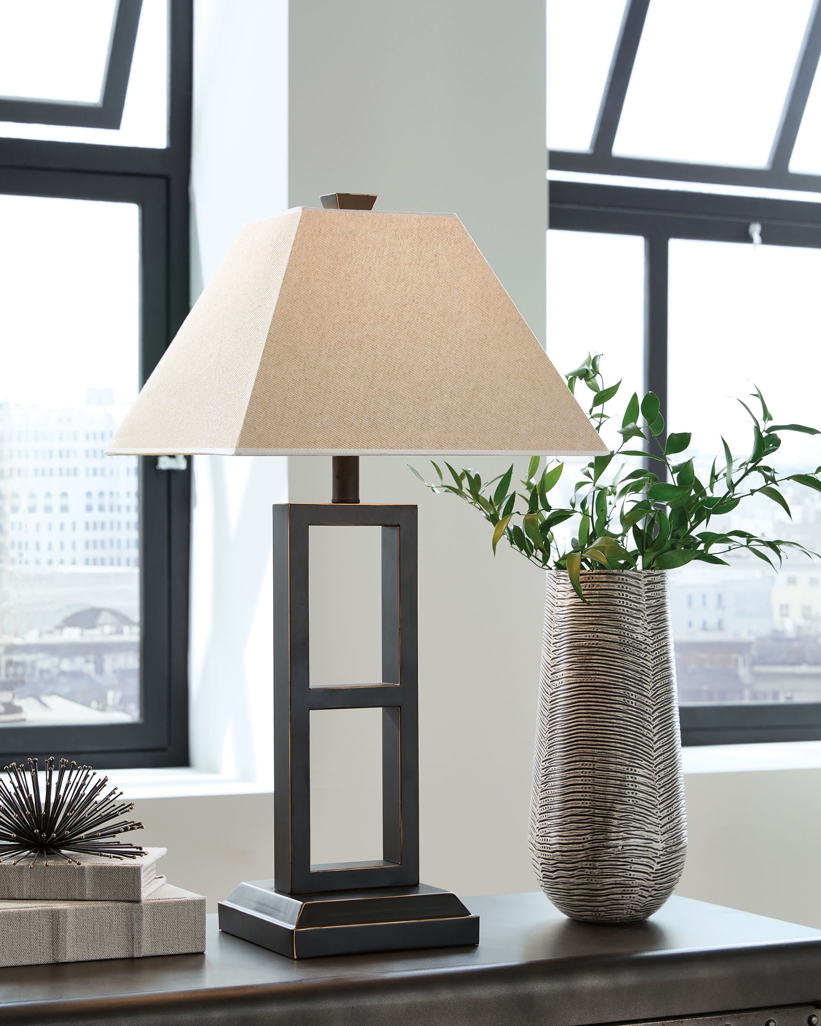 Deidra - Metal Table Lamp (Set of 2) - Black - Urban Living Furniture (Los Angeles, CA)