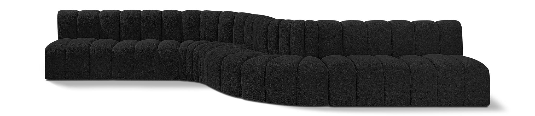Arc - Boucle Fabric 8 Piece Curved Modular Sofa - Urban Living Furniture (Los Angeles, CA)