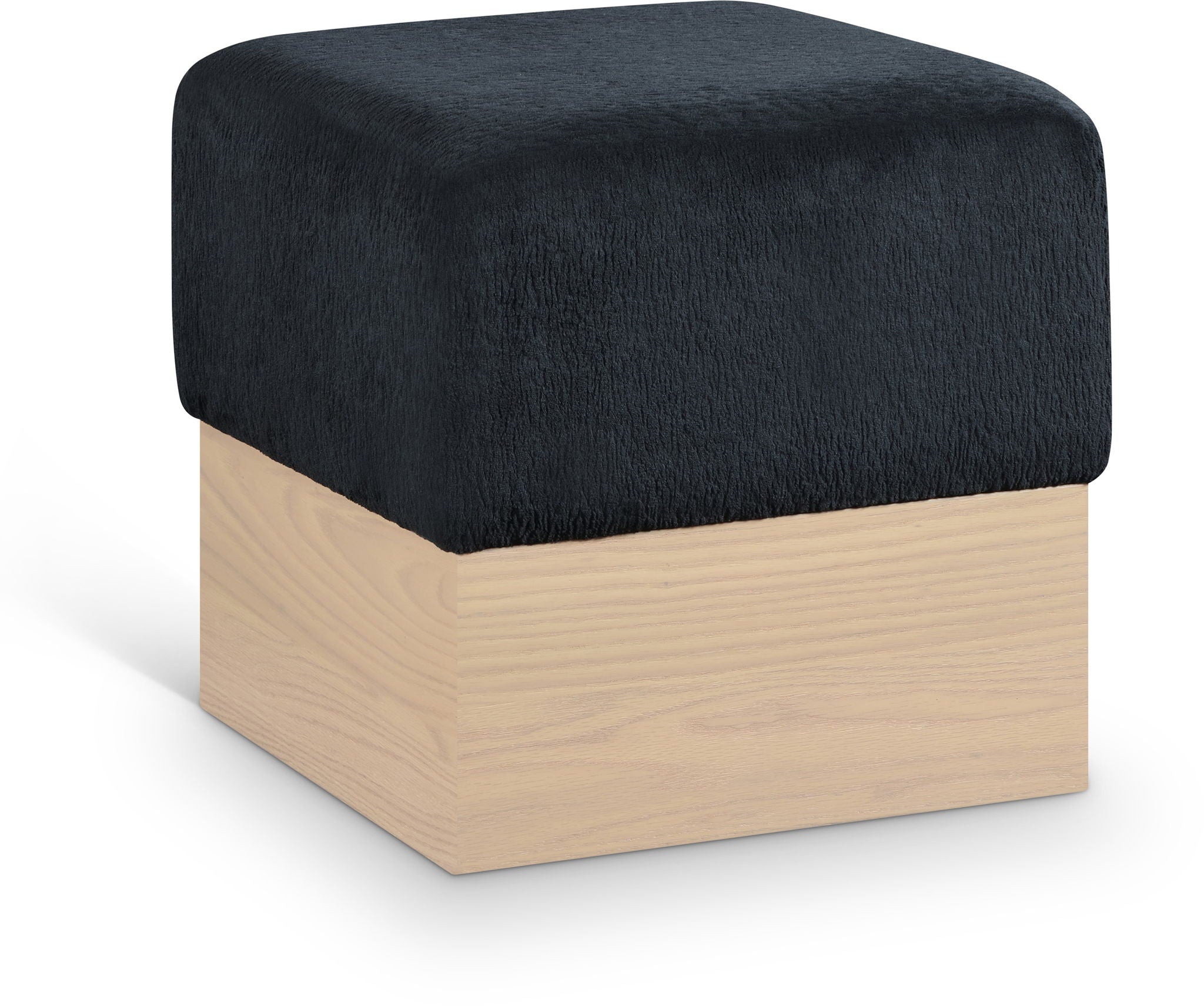 Havre - Ottoman / Stool With Natural Base - Urban Living Furniture (Los Angeles, CA)