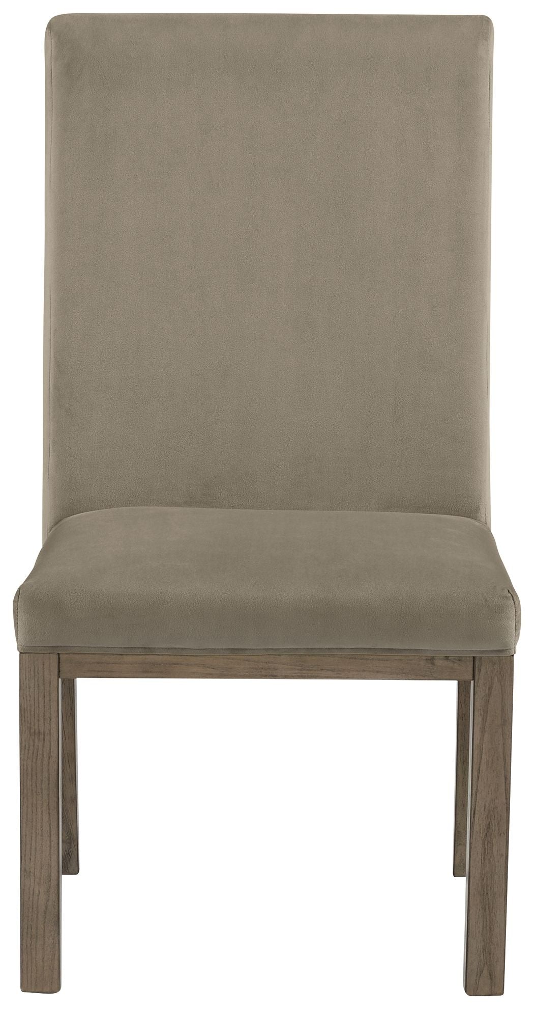 Chrestner - Gray / Brown - Dining UPH Side Chair (Set of 2) - Urban Living Furniture (Los Angeles, CA)