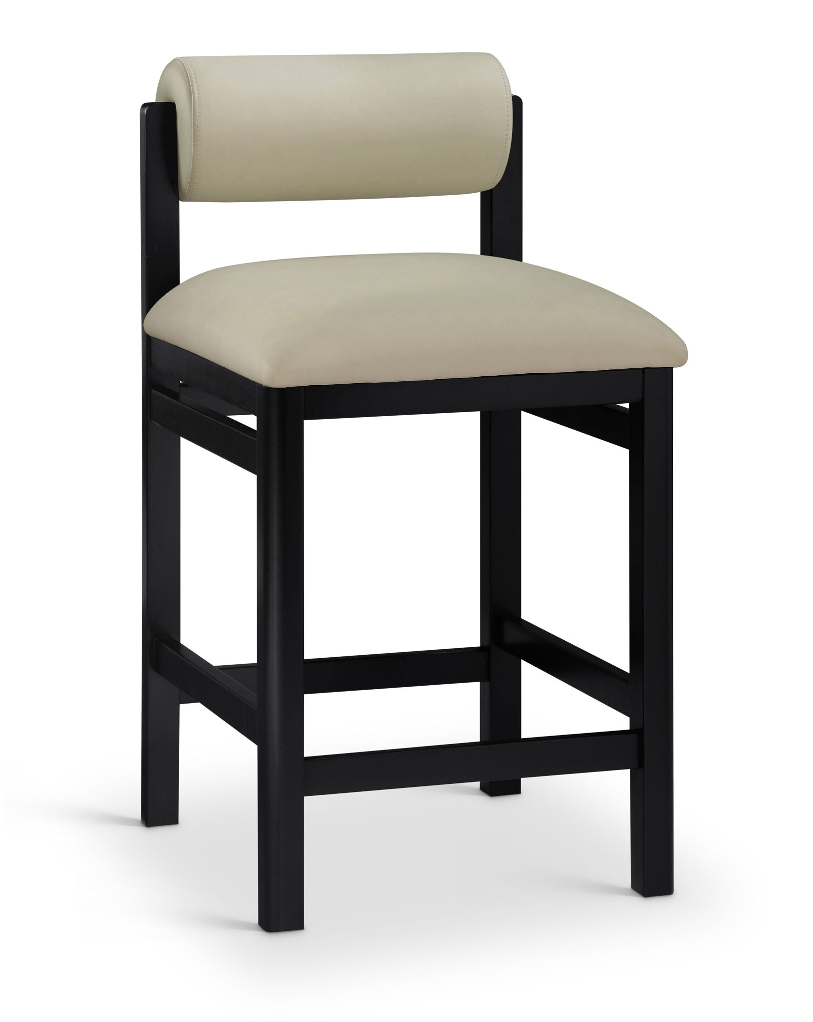 Roundhill - Faux Leather Counter Stool - Black Frame - Urban Living Furniture (Los Angeles, CA)