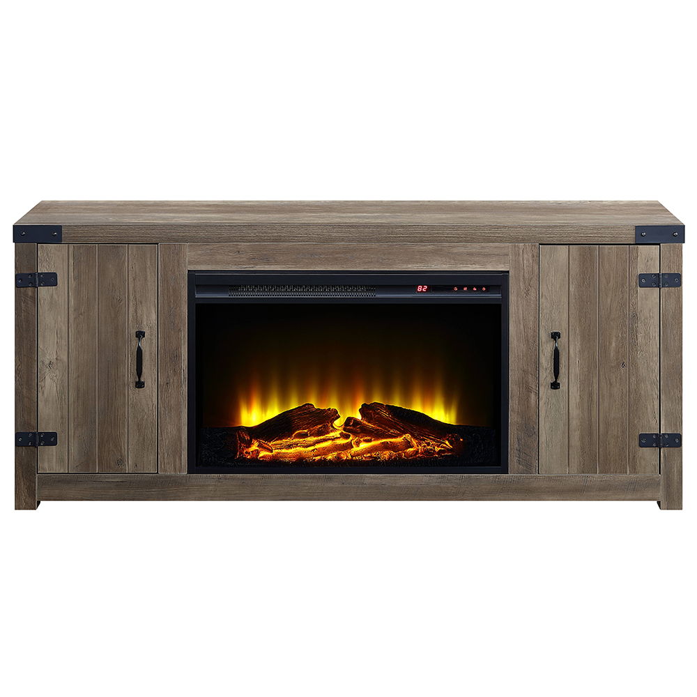 Tobias - 25" Fireplace - Rustic Oak - Urban Living Furniture (Los Angeles, CA)