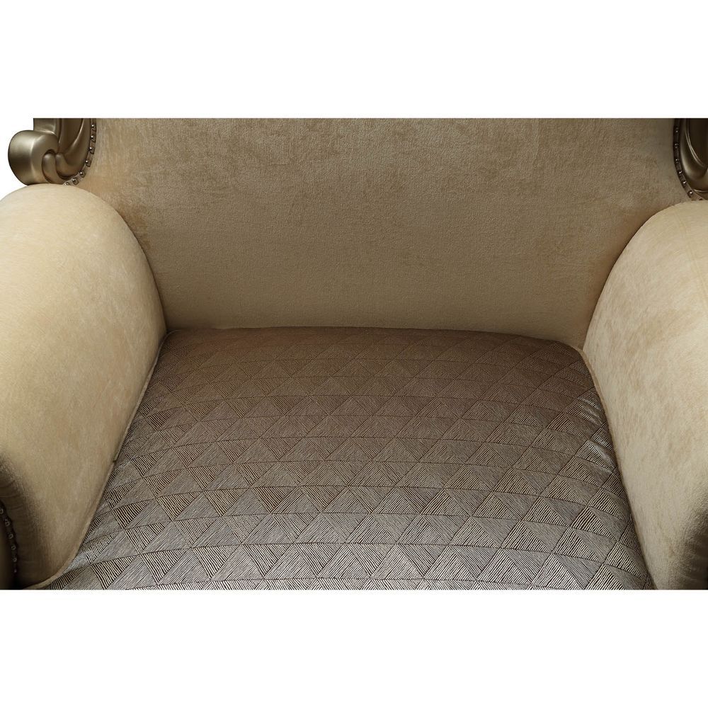 Ranita - Chair With 2 Pillows - Fabric & Champagne - Urban Living Furniture (Los Angeles, CA)