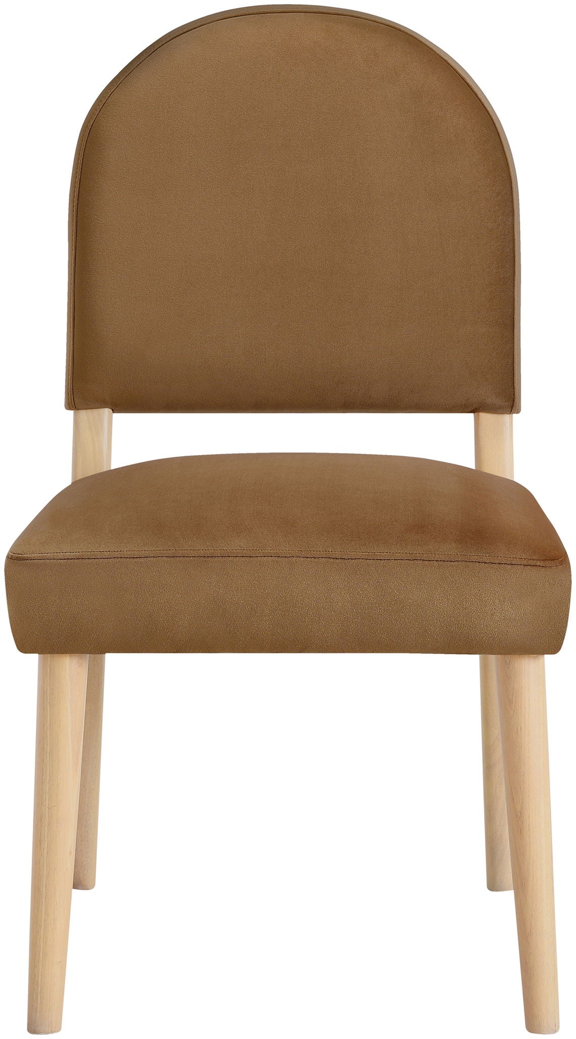 Varinelle - Velvet Upholstered Dining Chair (Set of 2) - Saddle - Urban Living Furniture (Los Angeles, CA)