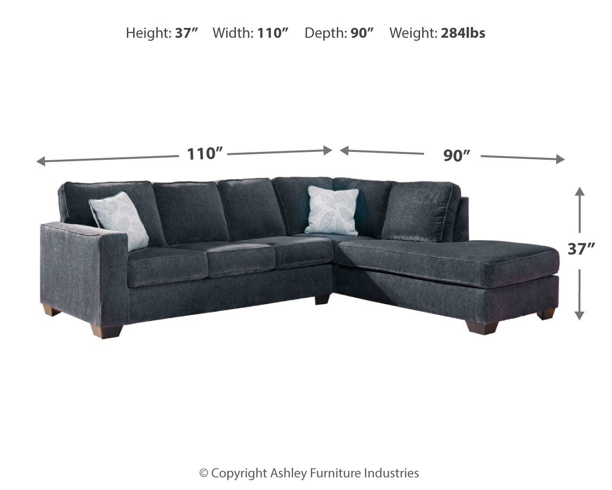 Altari - Sleeper Sectional - Urban Living Furniture (Los Angeles, CA)
