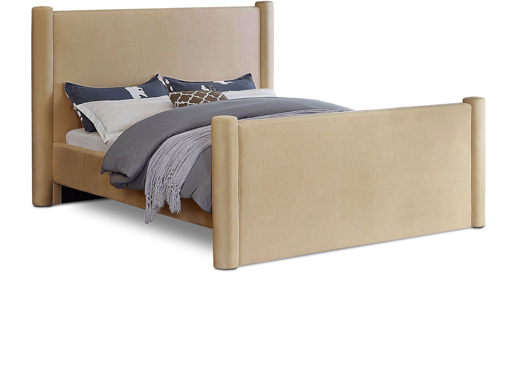 Elias - Velvet Bed - Urban Living Furniture (Los Angeles, CA)