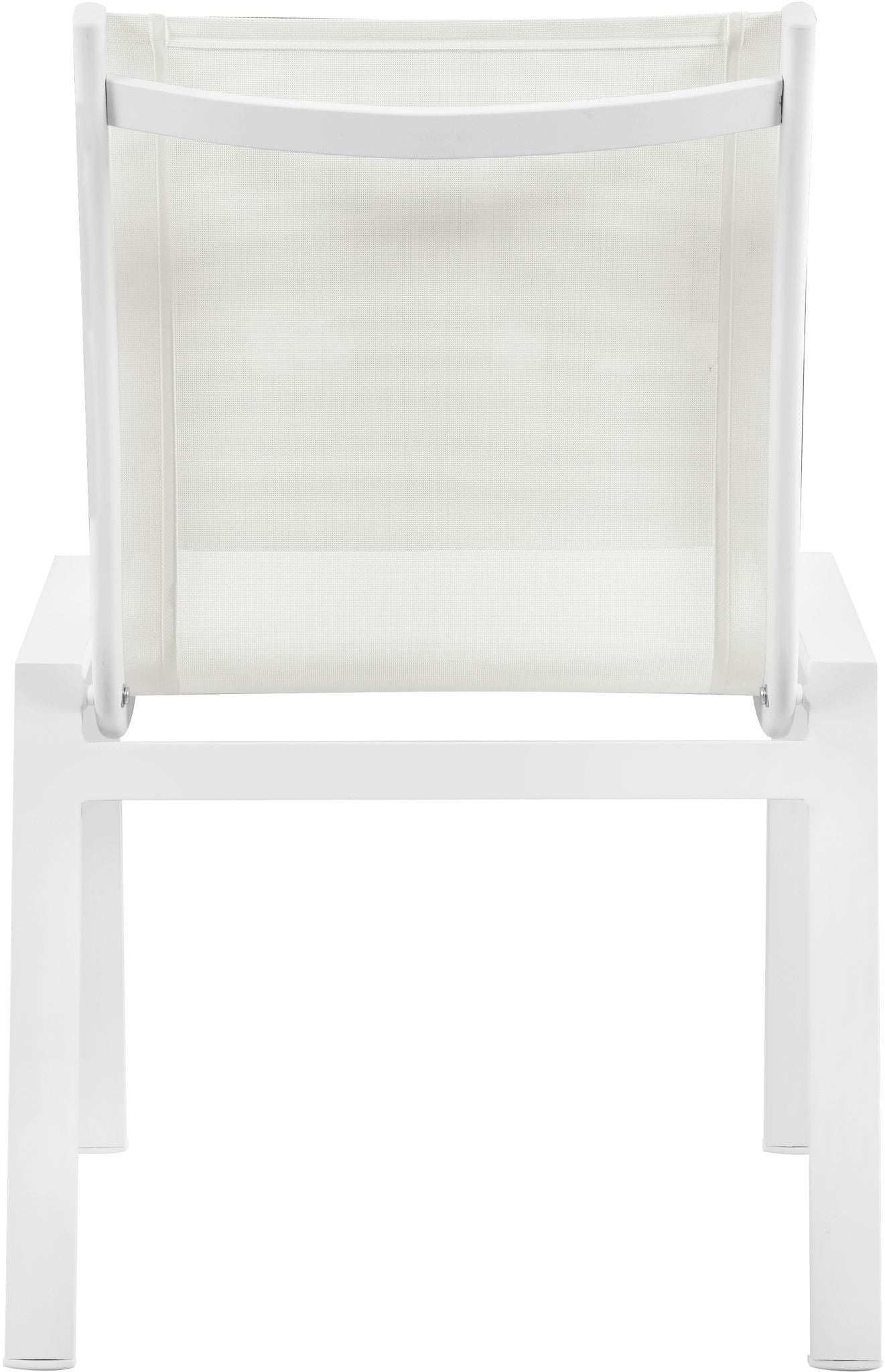Nizuc - Outdoor Patio Dining Chair With White Frame (Set of 2) - Urban Living Furniture (Los Angeles, CA)