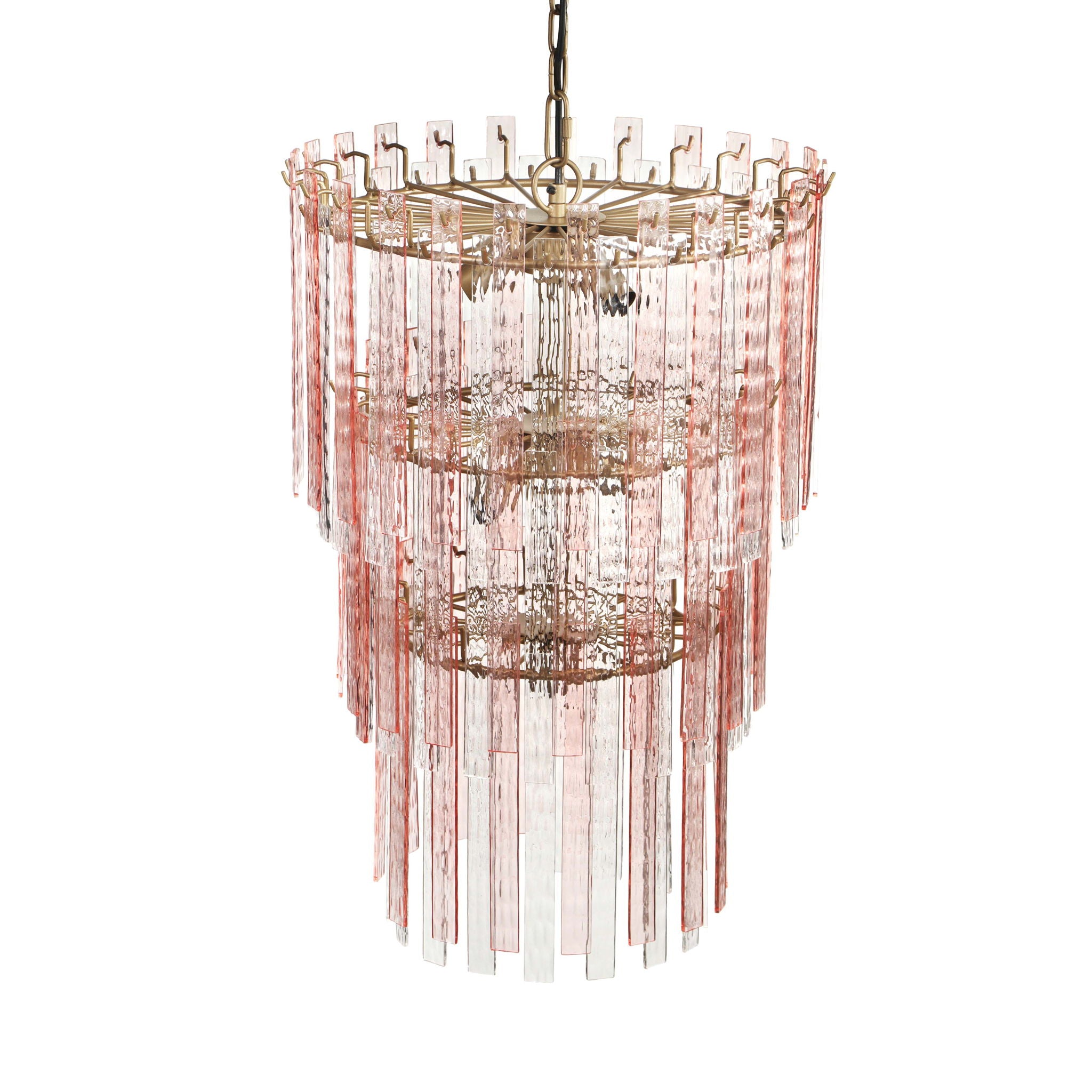 Hampshire - 3-Tier Chandelier - Pink - Urban Living Furniture (Los Angeles, CA)