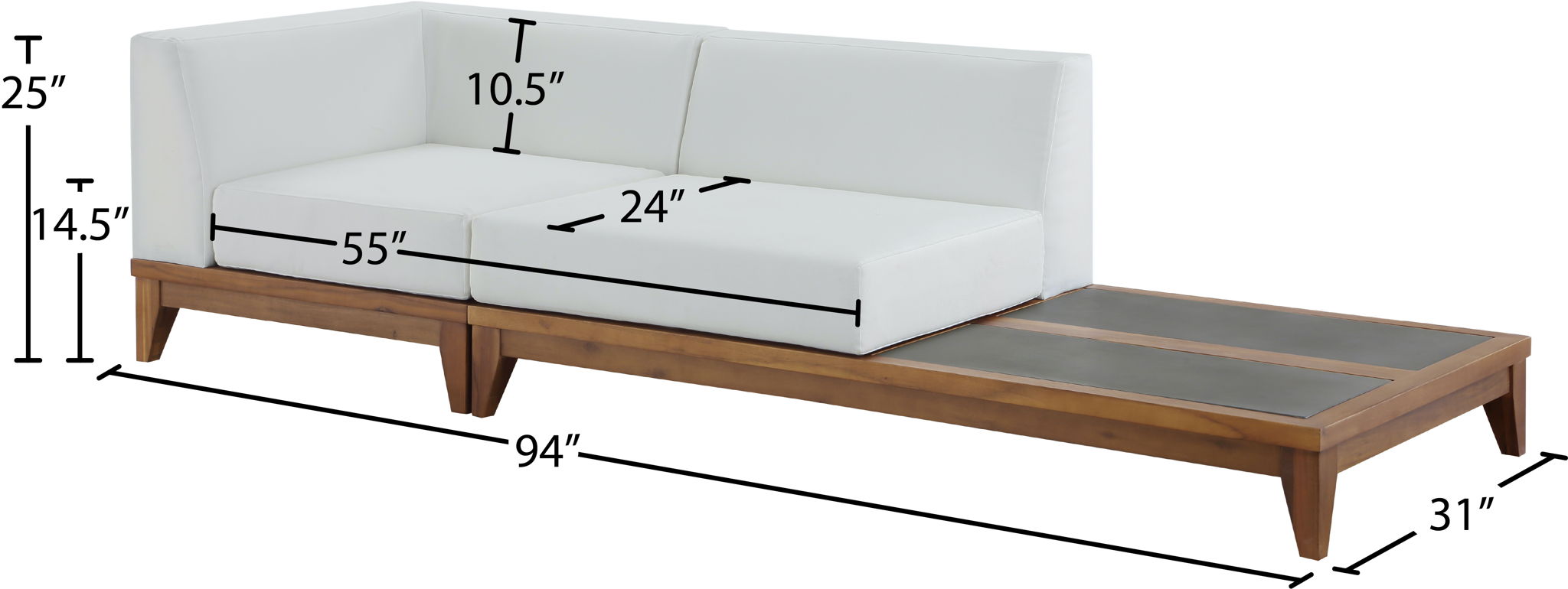 Rio - Modular Sectional - Urban Living Furniture (Los Angeles, CA)