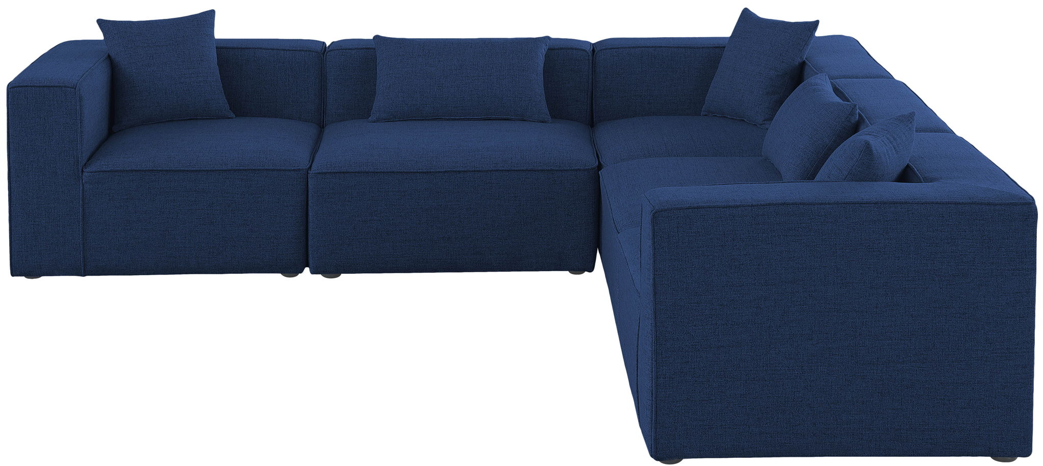 Cube - Linen 5 Piece Modular Corner Sectional - Urban Living Furniture (Los Angeles, CA)