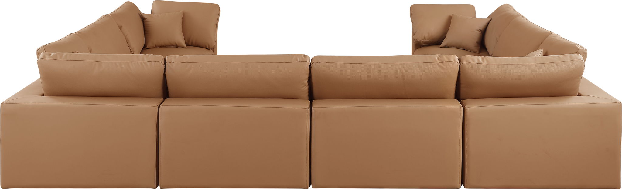 Comfy - 8 Piece Faux Leather Modular Sectional - Urban Living Furniture (Los Angeles, CA)
