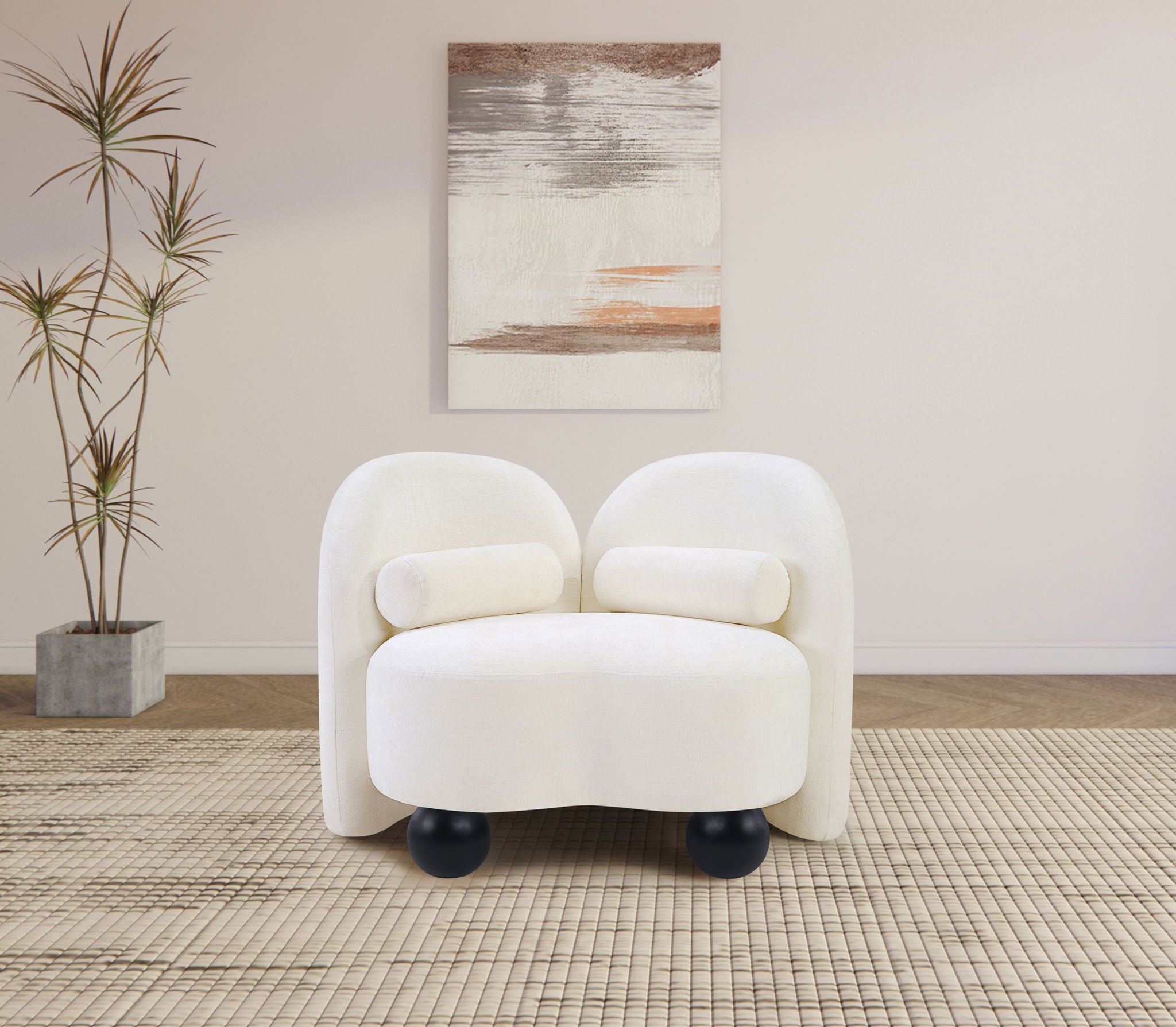 Daphne - Chenille Chair - Urban Living Furniture (Los Angeles, CA)