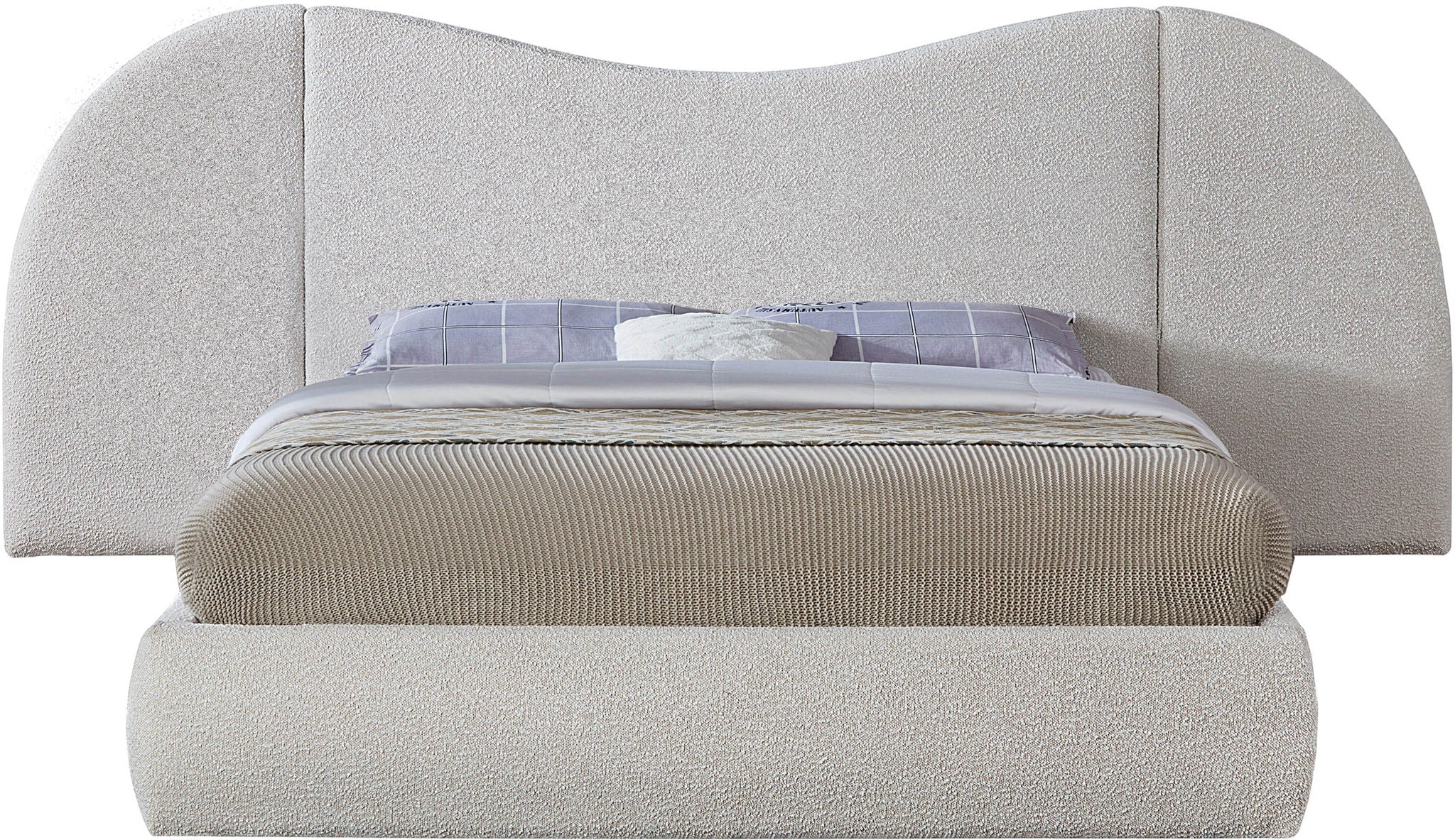 Everest - Boucle Fabric Bed - Urban Living Furniture (Los Angeles, CA)