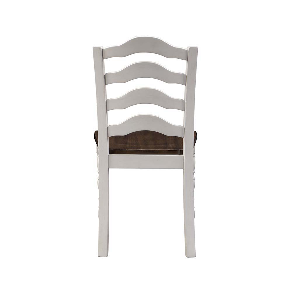Bettina - Dining Set (5 Piece) - Antique White & Weathered Oak - Urban Living Furniture (Los Angeles, CA)